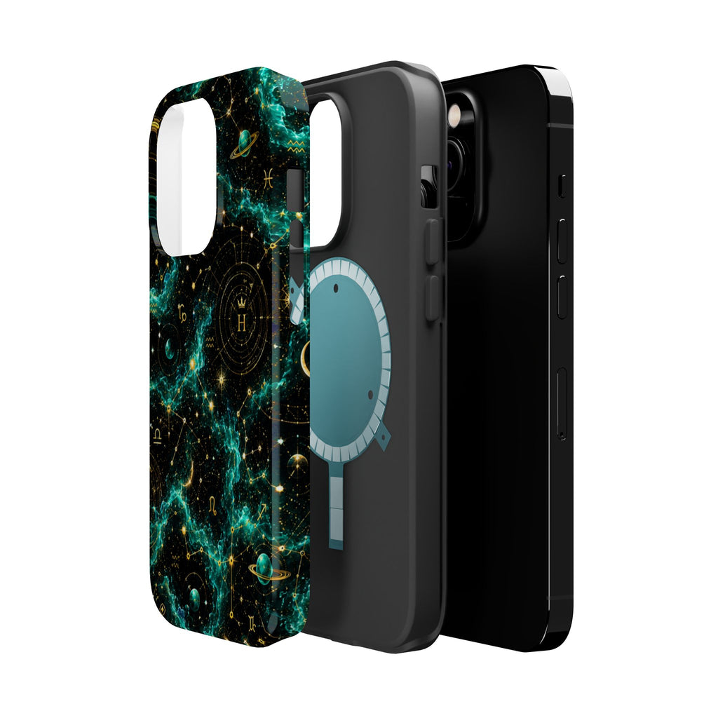 Astrology Nebula Magnetic Impact Phone Case — Zodiac Constellation Design