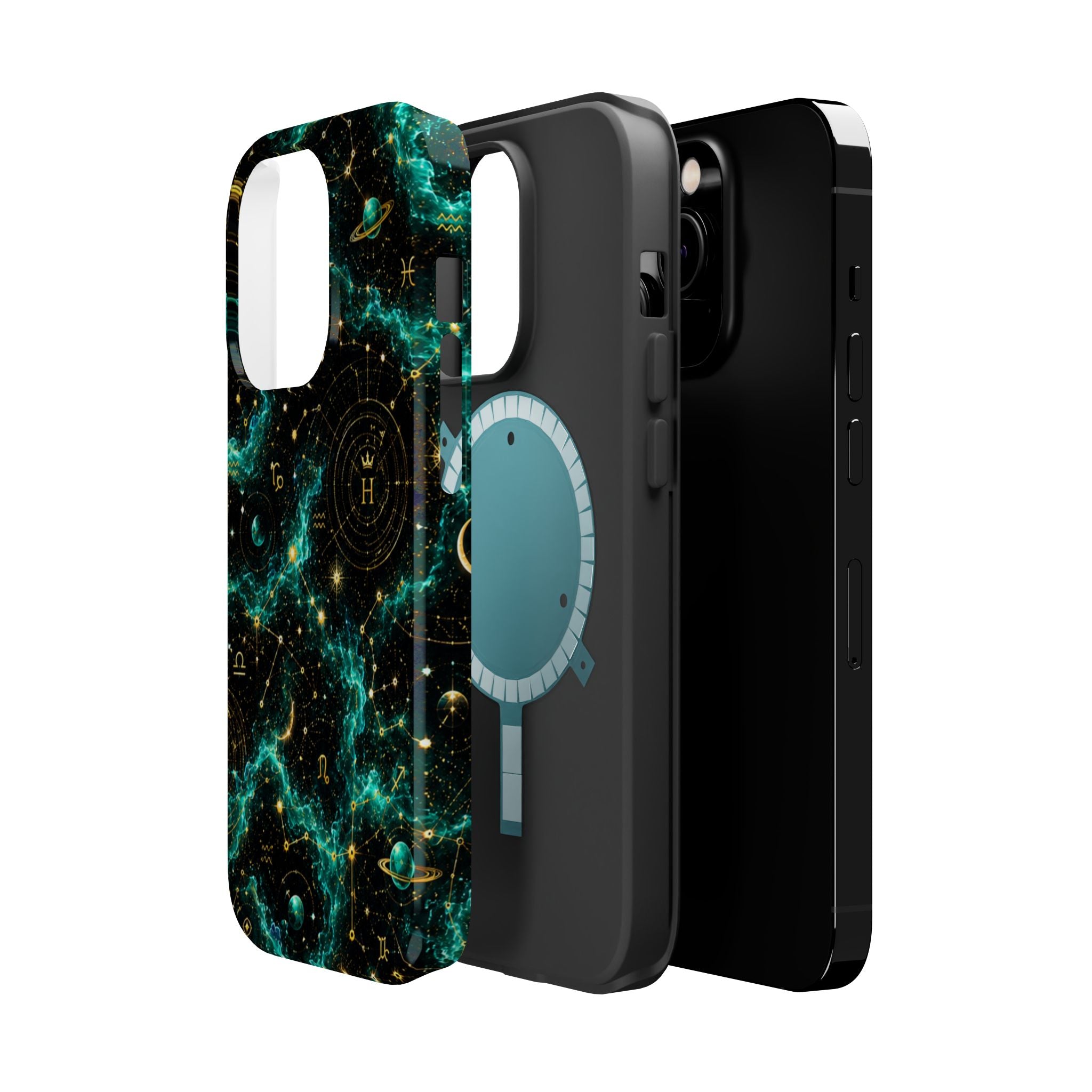 Astrology Nebula Magnetic Impact Phone Case — Zodiac Constellation Design