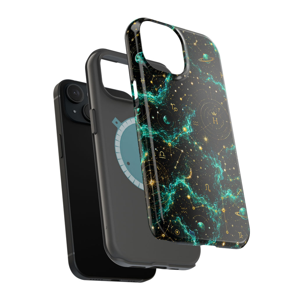 Astrology Nebula Magnetic Impact Phone Case — Zodiac Constellation Design