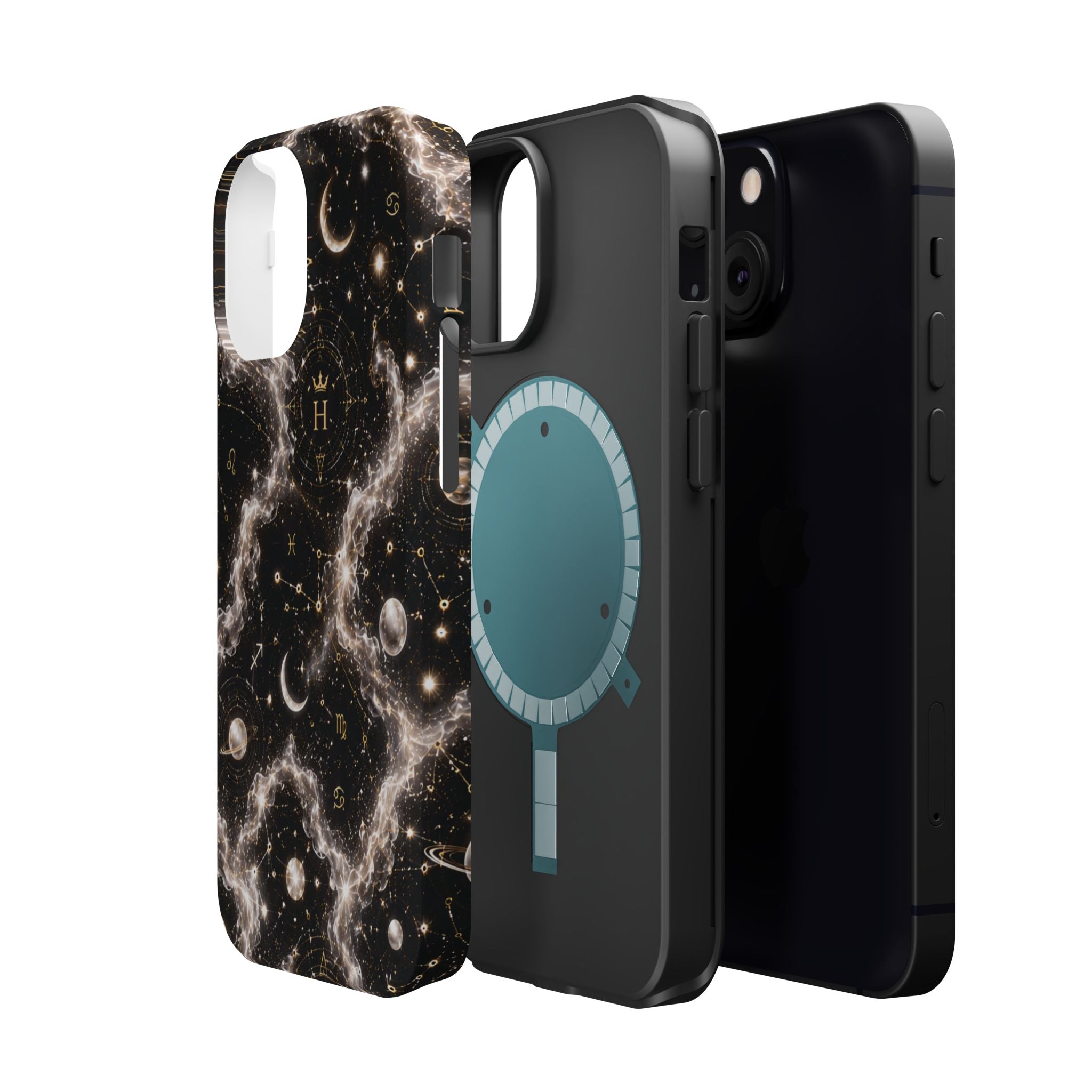 Astrology Galaxy Phone Case — Magnetic Impact-Resistant Cosmic Constellation Design