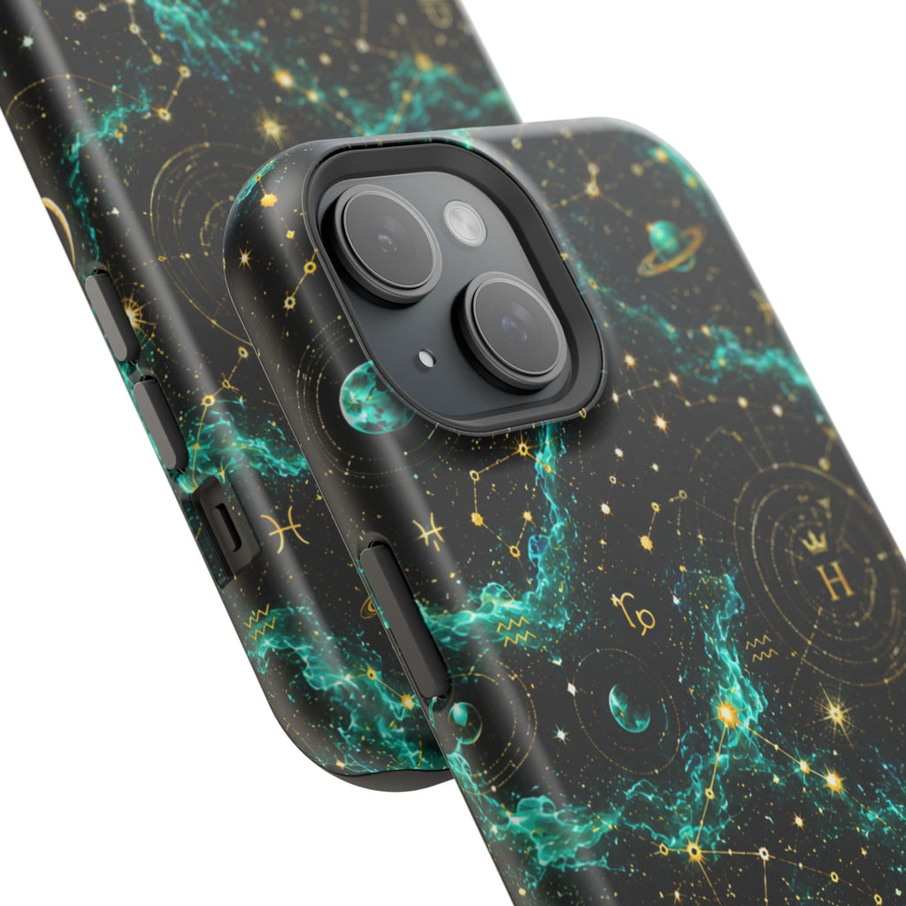 Astrology Nebula Magnetic Impact Phone Case — Zodiac Constellation Design
