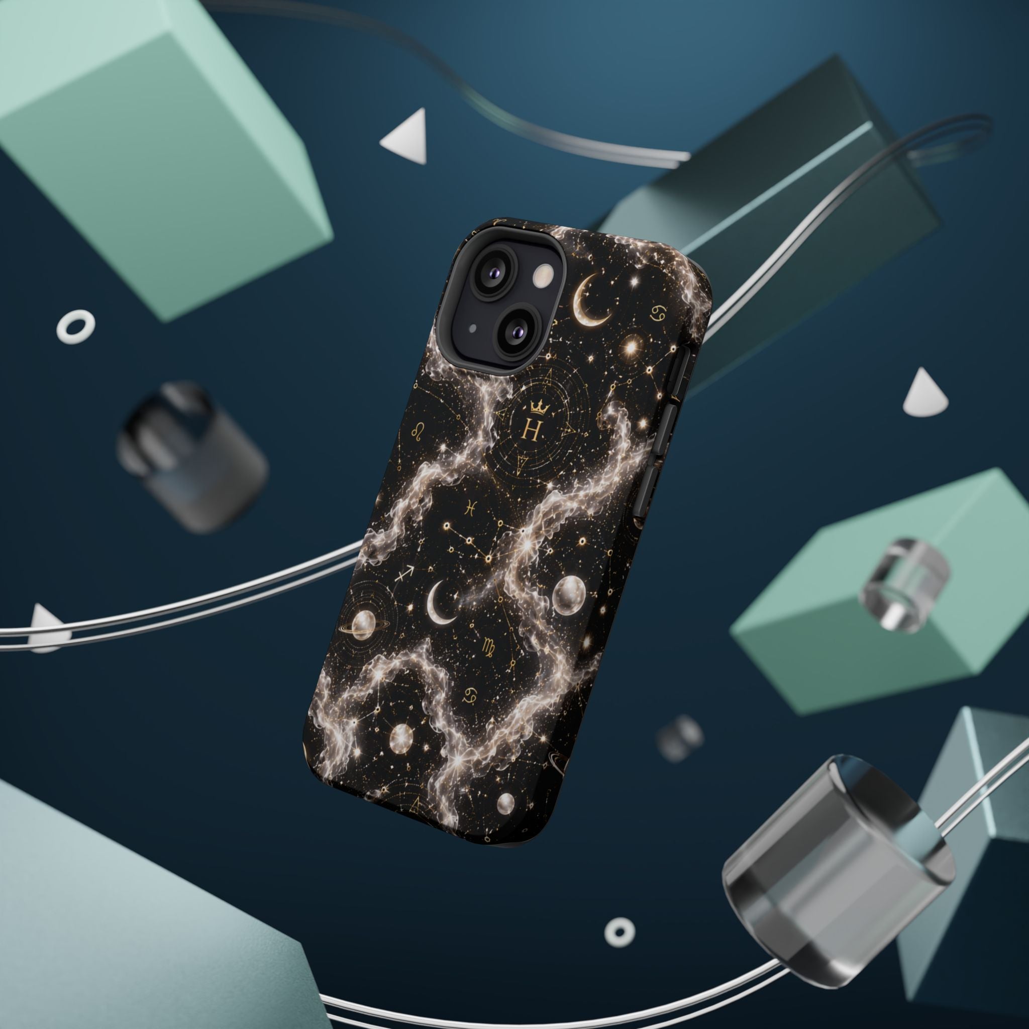 Astrology Galaxy Phone Case — Magnetic Impact-Resistant Cosmic Constellation Design