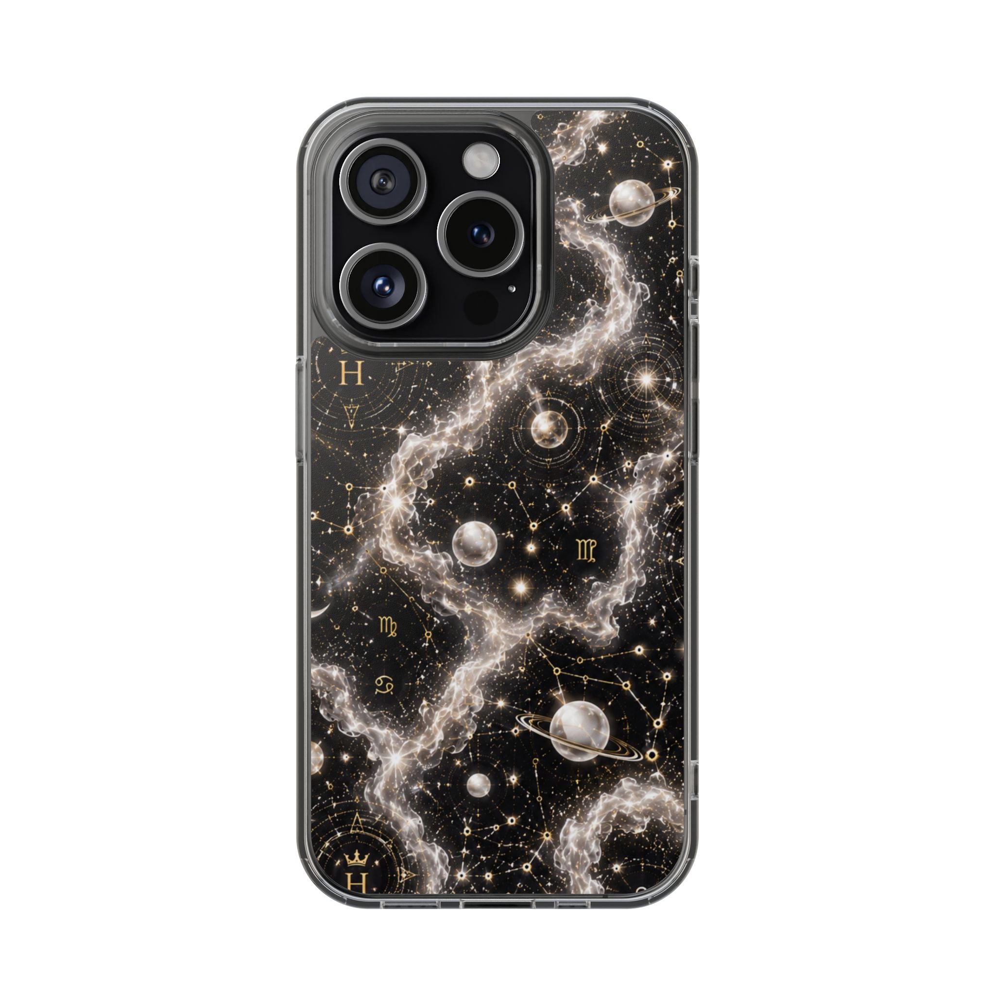Gemini Pearl Birthstone Phone Case — Clear Magnetic Impact-Resistant
