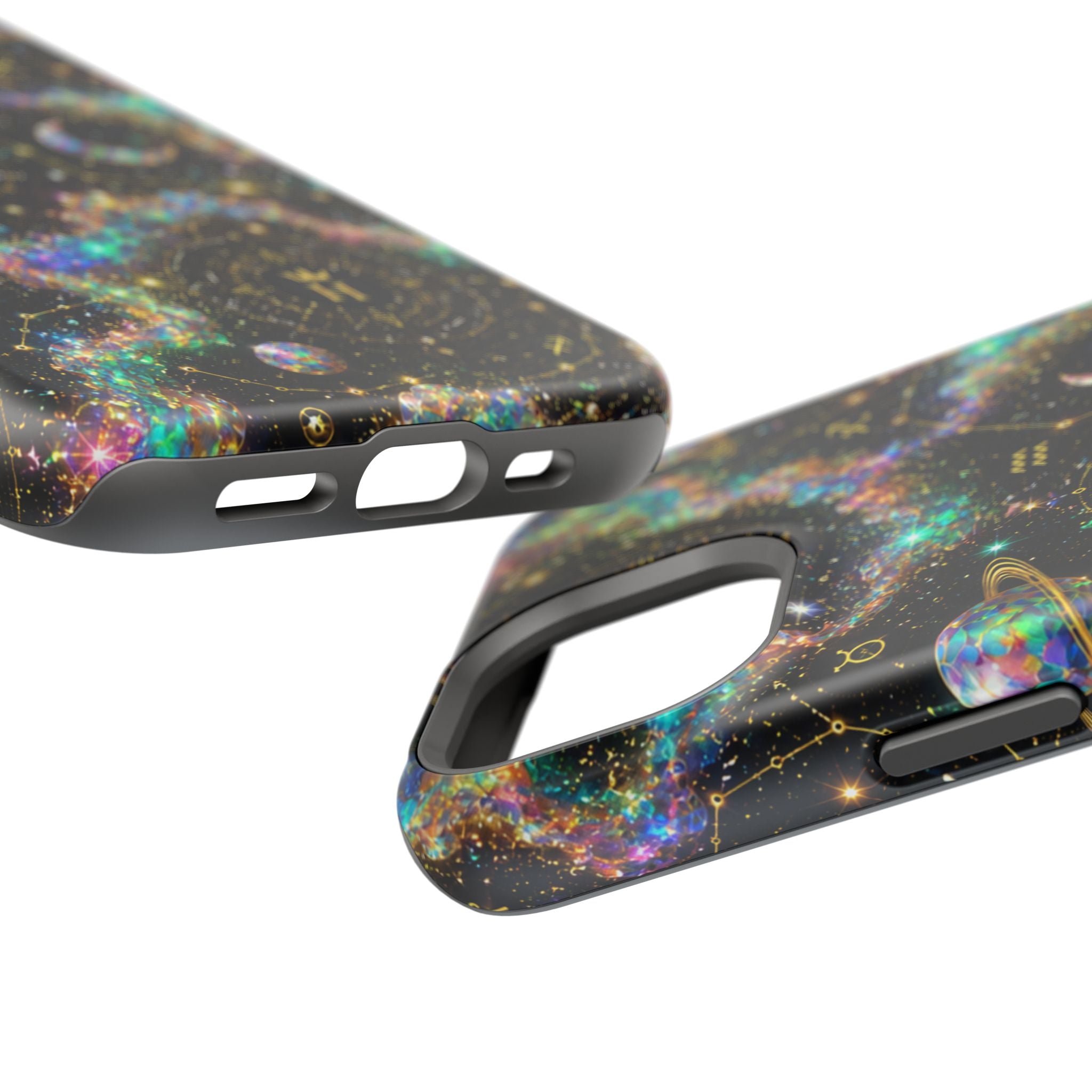 Astrology Galaxy Magnetic Impact Phone Case — Constellation & Moon Protective Cover