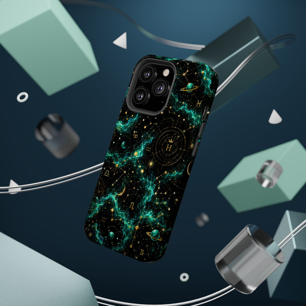 Astrology Nebula Magnetic Impact Phone Case — Zodiac Constellation Design