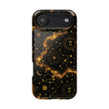 Scorpio Topaz Birthstone Phone Case — Black Magnetic Impact-Resistant