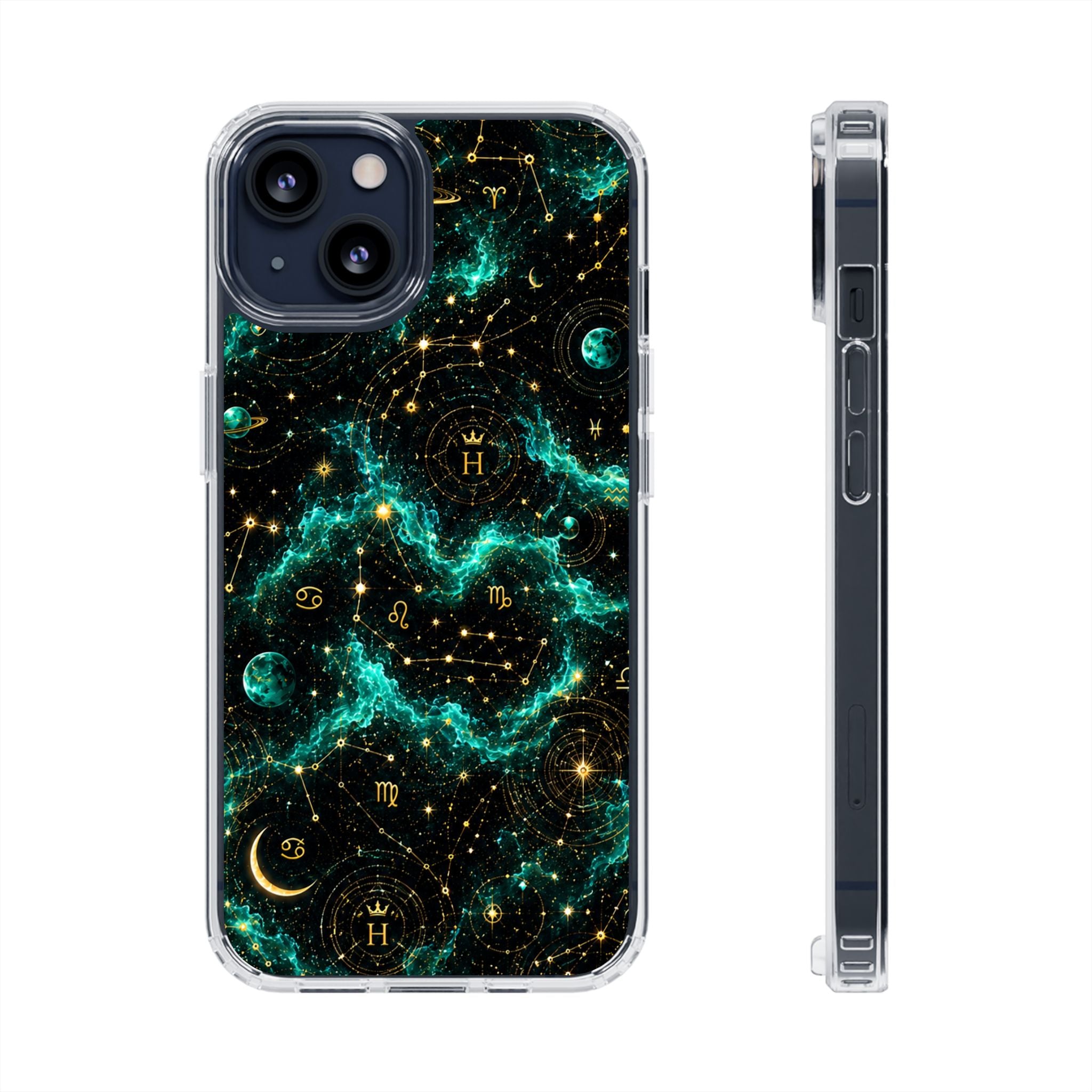 Sagittarius Turquoise Birthstone Phone Case — Clear Magnetic Impact-Resistant