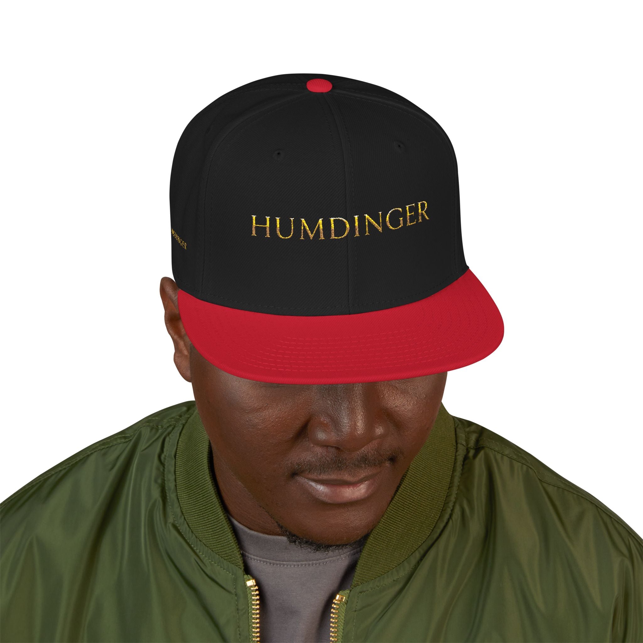 Humdinger Gold Embroidered Snapback Hat