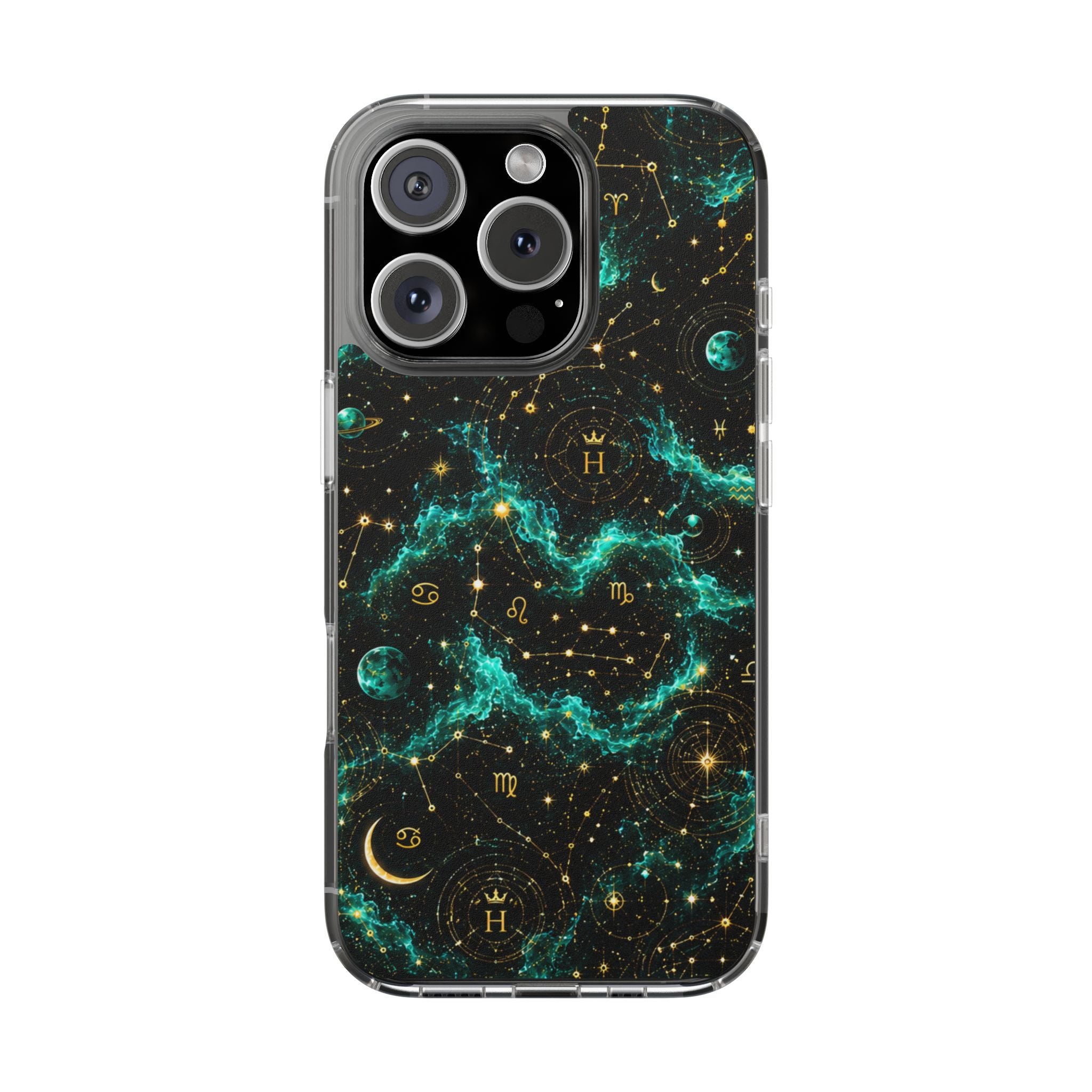 Sagittarius Turquoise Birthstone Phone Case — Clear Magnetic Impact-Resistant