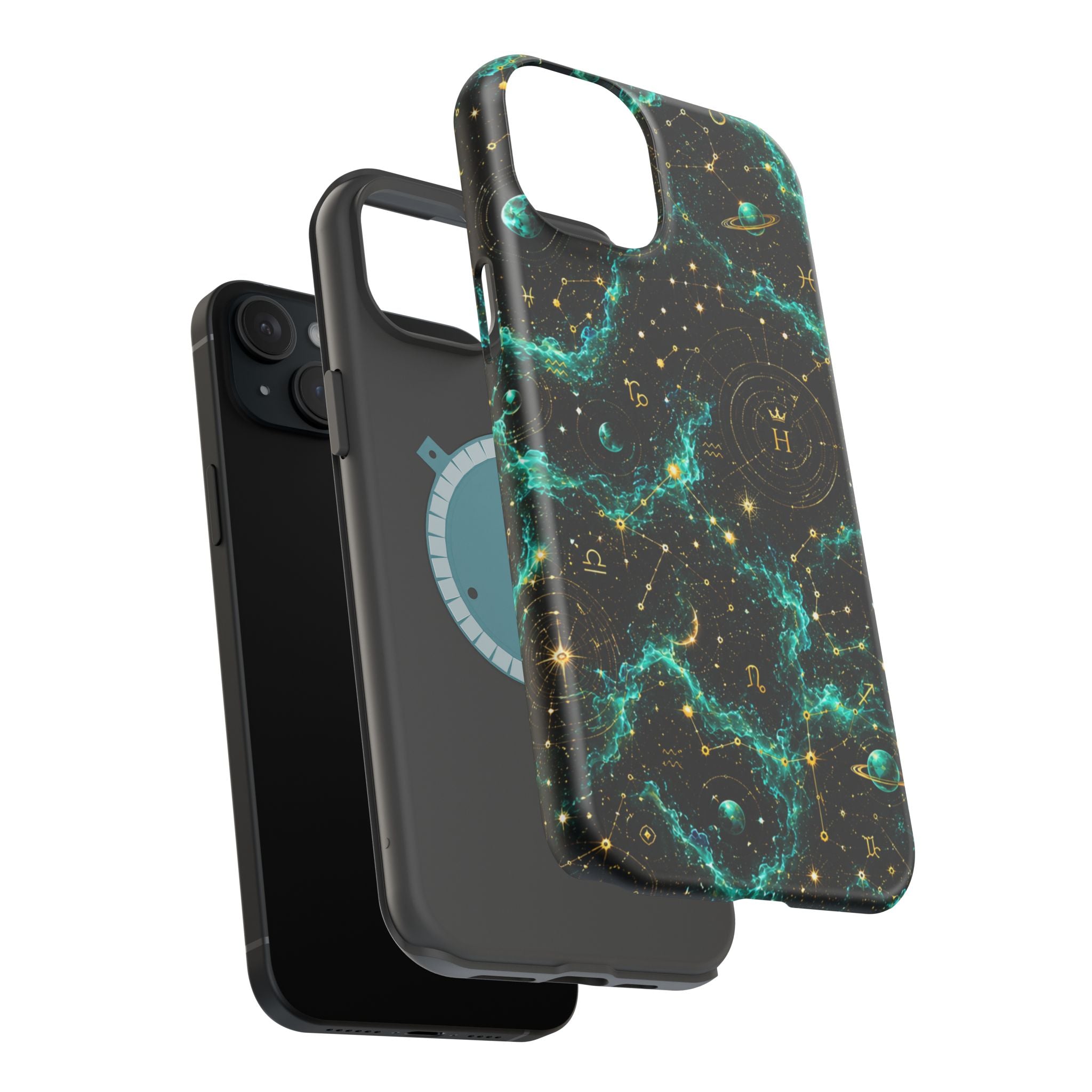 Astrology Nebula Magnetic Impact Phone Case — Zodiac Constellation Design