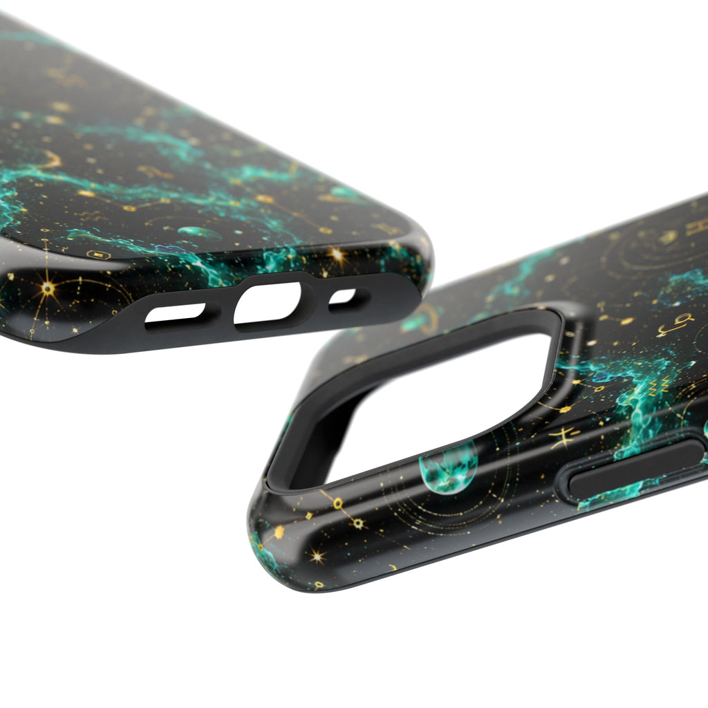 Astrology Nebula Magnetic Impact Phone Case — Zodiac Constellation Design