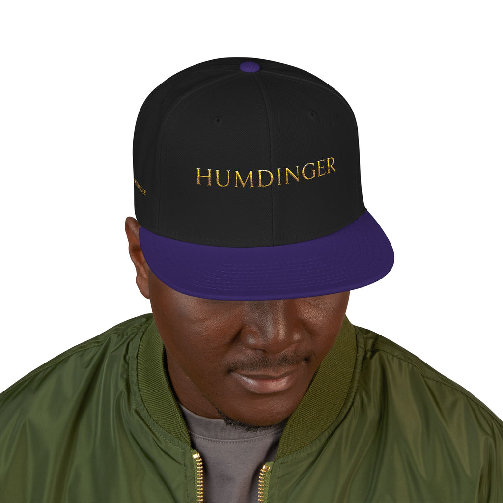 Humdinger Gold Embroidered Snapback Hat