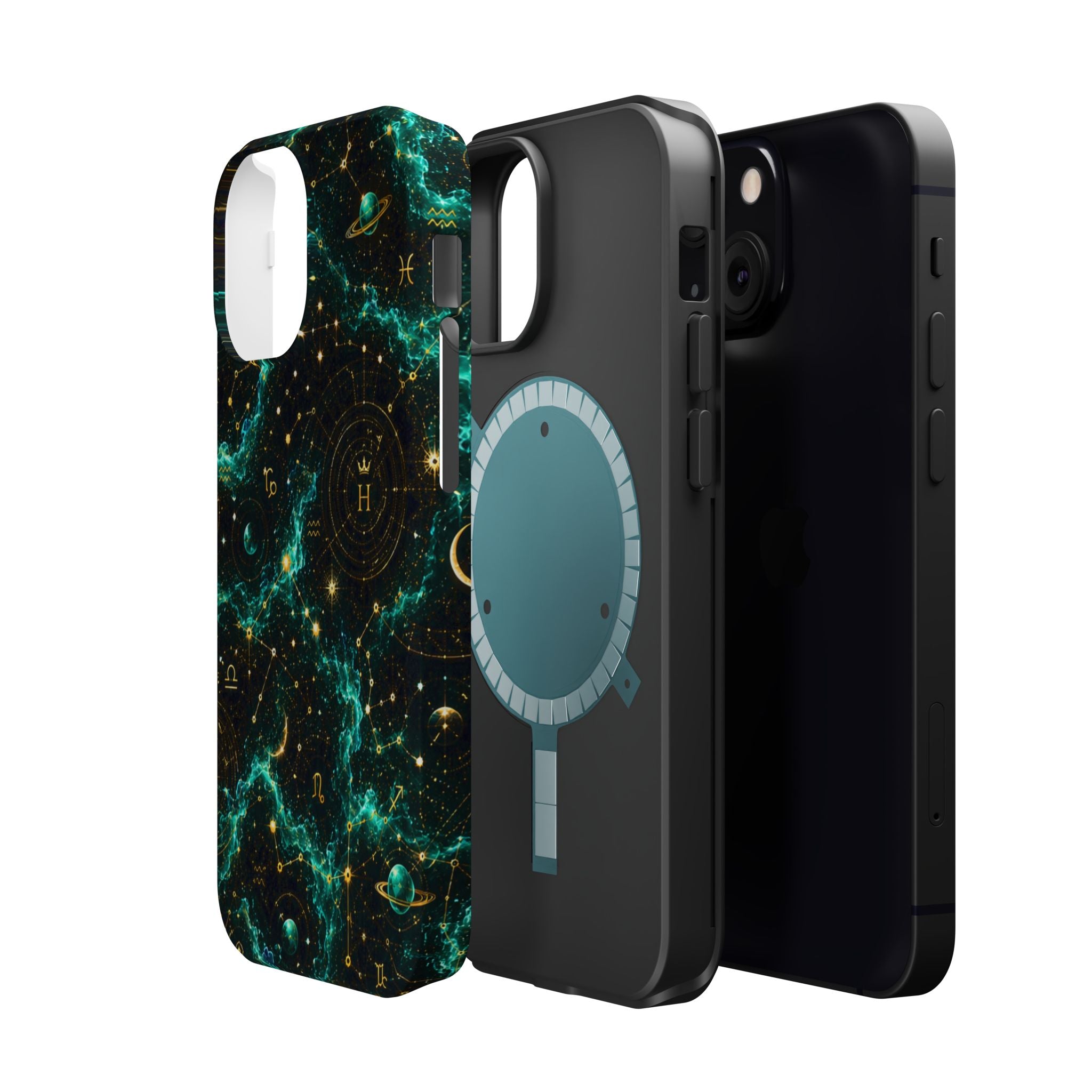 Astrology Nebula Magnetic Impact Phone Case — Zodiac Constellation Design