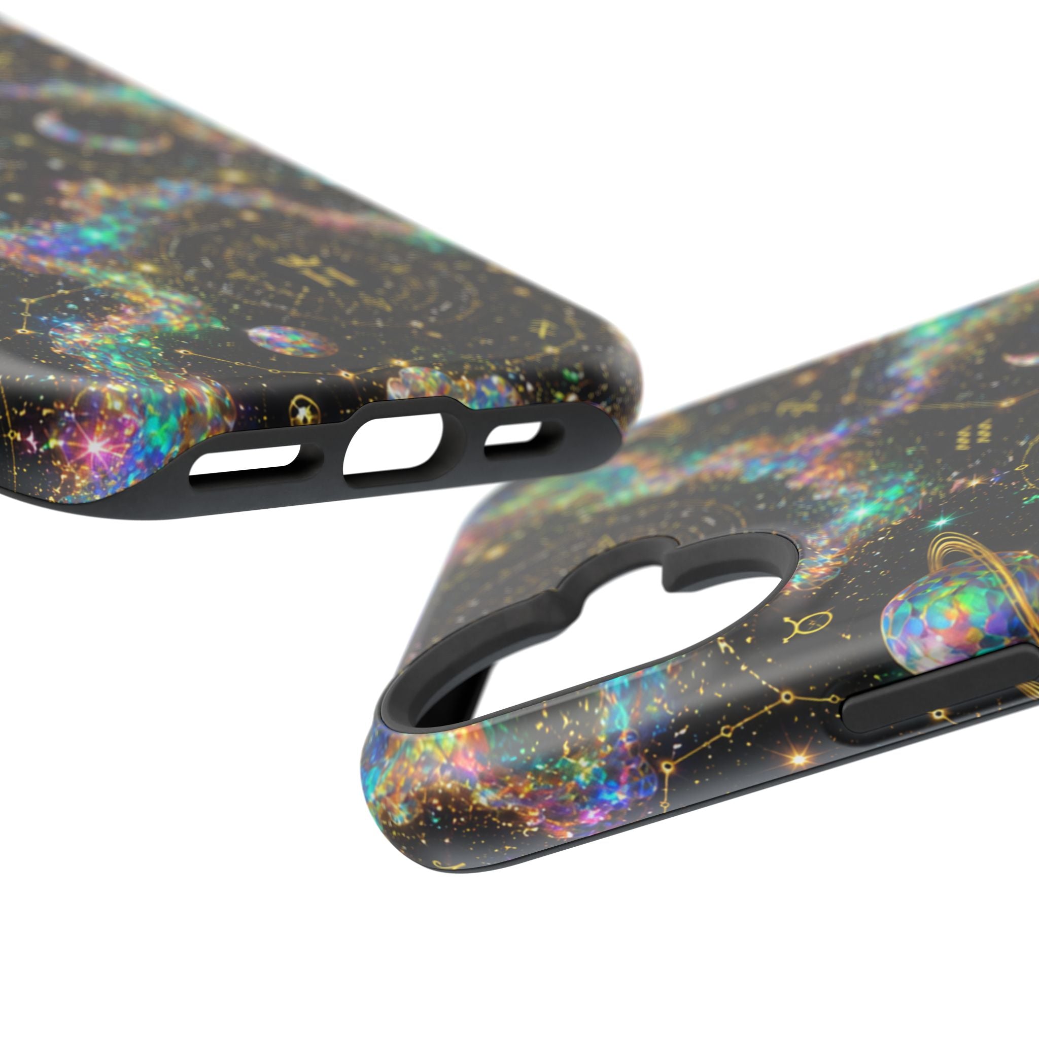 Astrology Galaxy Magnetic Impact Phone Case — Constellation & Moon Protective Cover