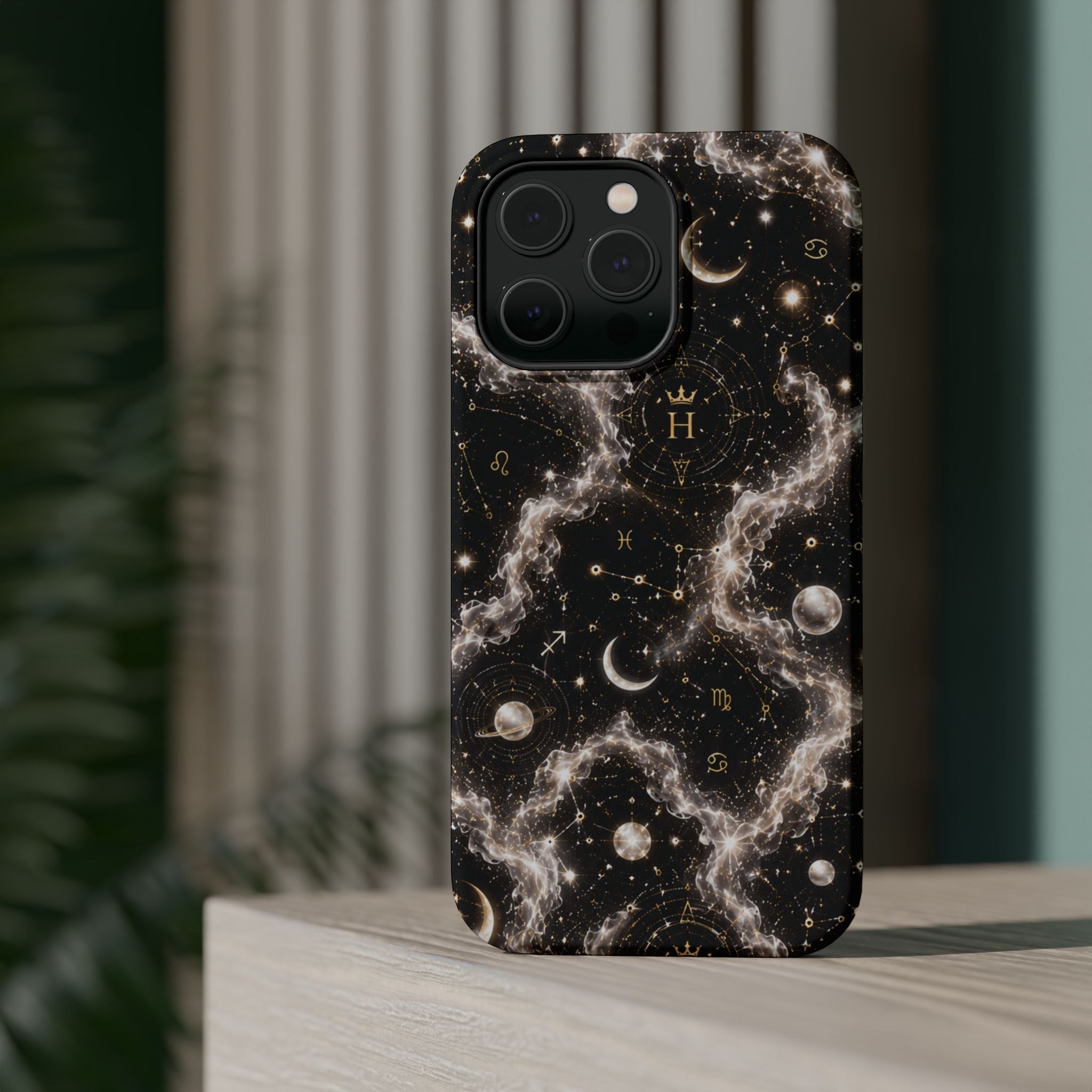 Astrology Galaxy Phone Case — Magnetic Impact-Resistant Cosmic Constellation Design