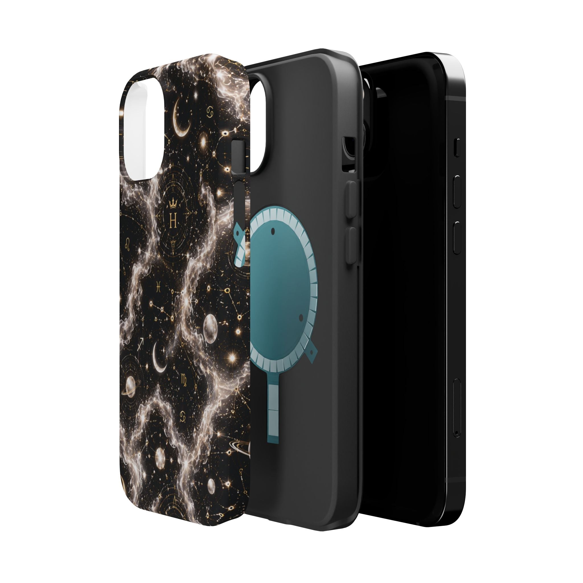 Astrology Galaxy Phone Case — Magnetic Impact-Resistant Cosmic Constellation Design