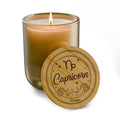 Capricorn Engraved Soy Candle – 14 oz Scented Zodiac Candle | Humdinger