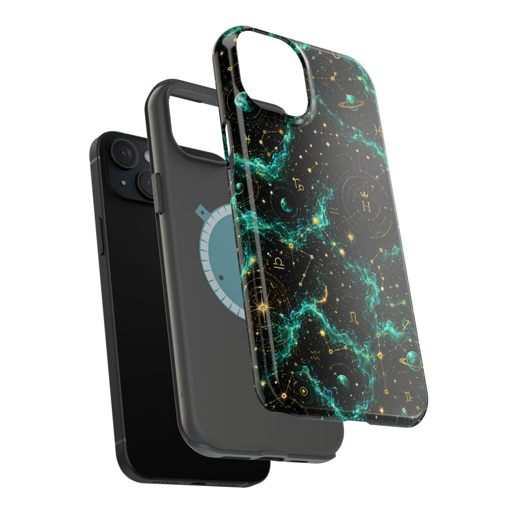 Astrology Nebula Magnetic Impact Phone Case — Zodiac Constellation Design