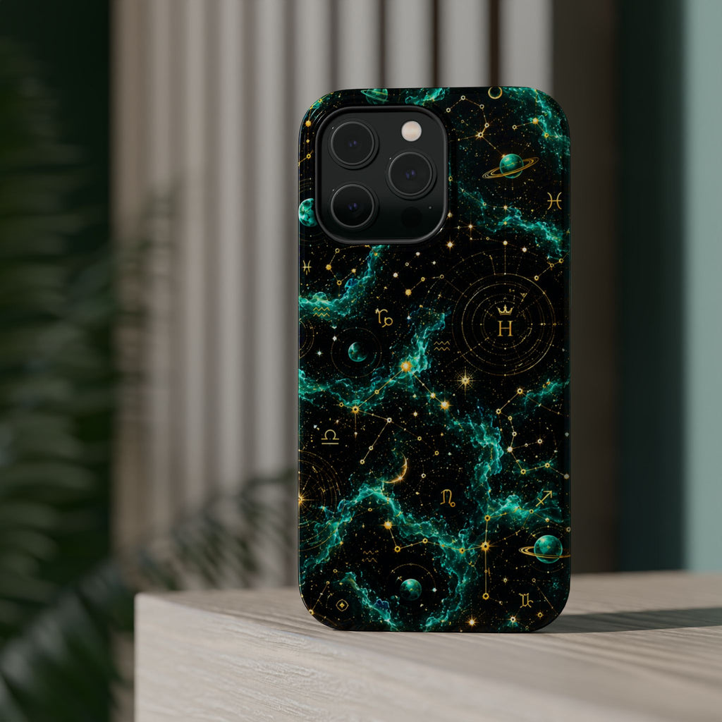 Astrology Nebula Magnetic Impact Phone Case — Zodiac Constellation Design