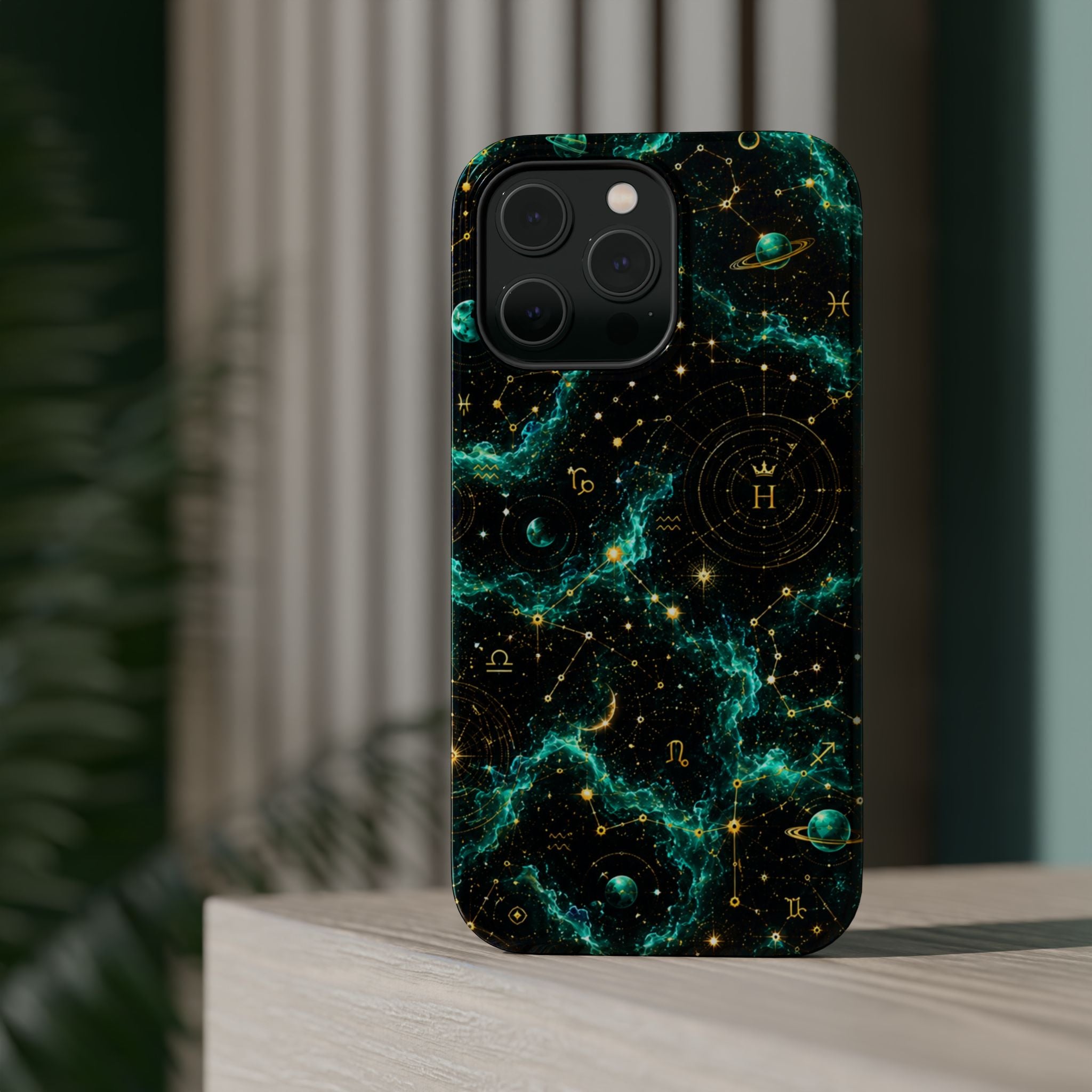Astrology Nebula Magnetic Impact Phone Case — Zodiac Constellation Design