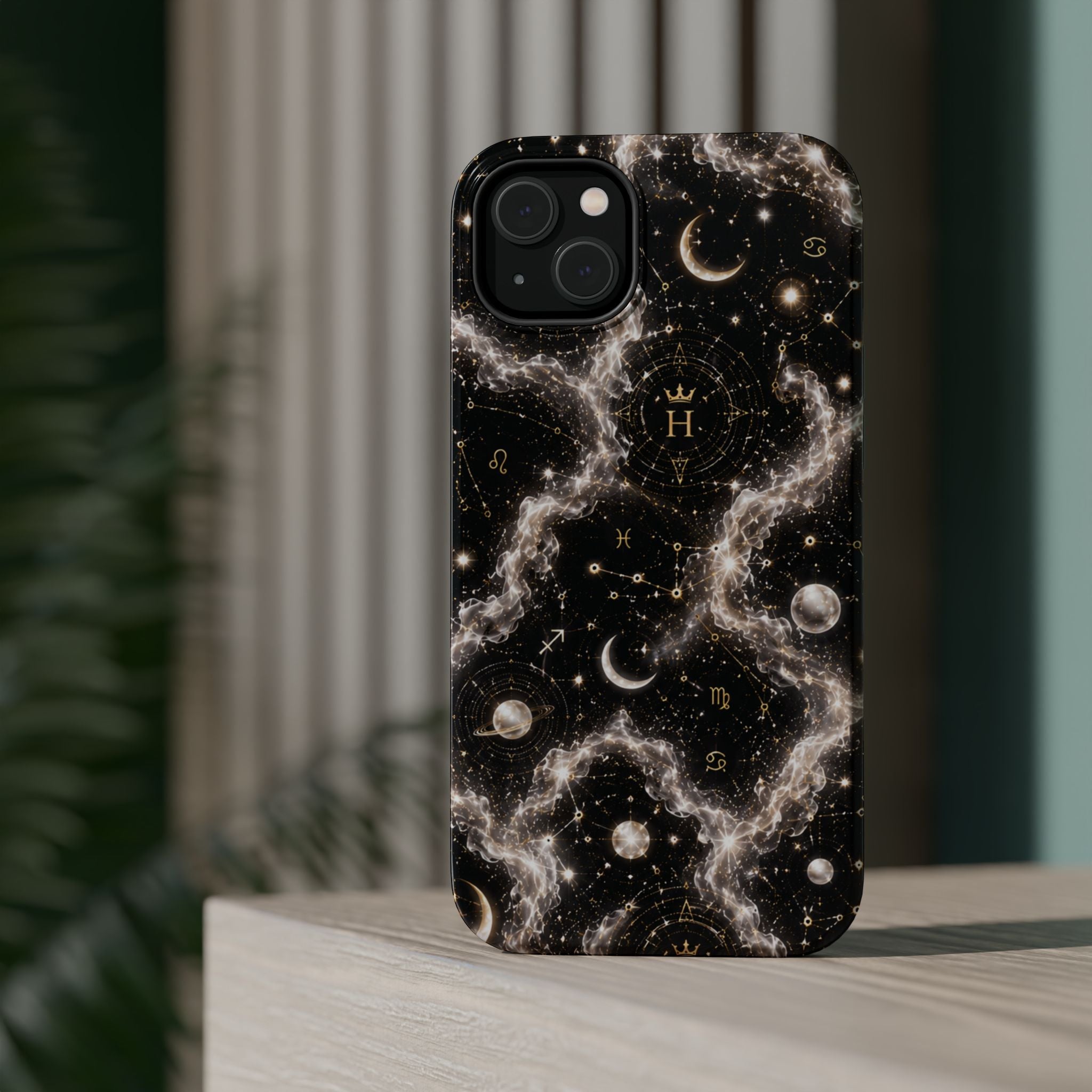 Astrology Galaxy Phone Case — Magnetic Impact-Resistant Cosmic Constellation Design