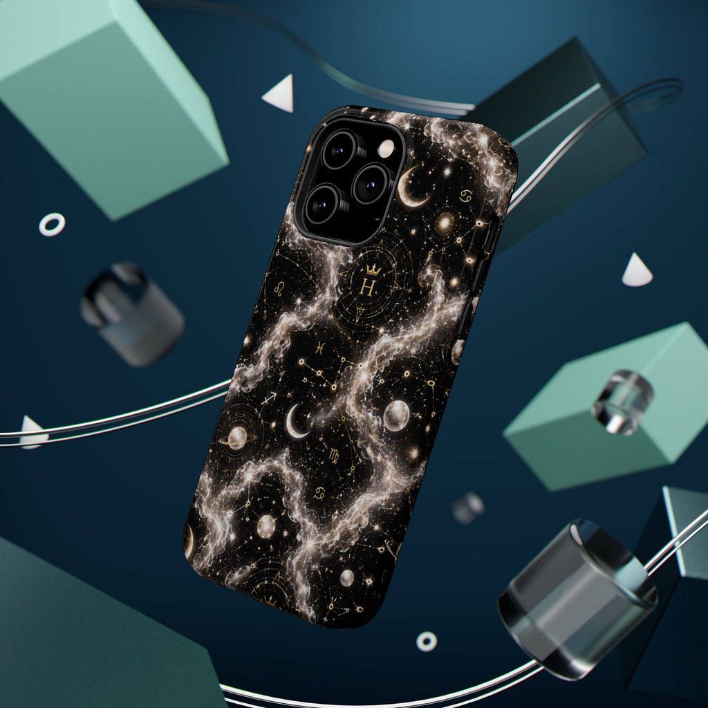 Astrology Galaxy Phone Case — Magnetic Impact-Resistant Cosmic Constellation Design