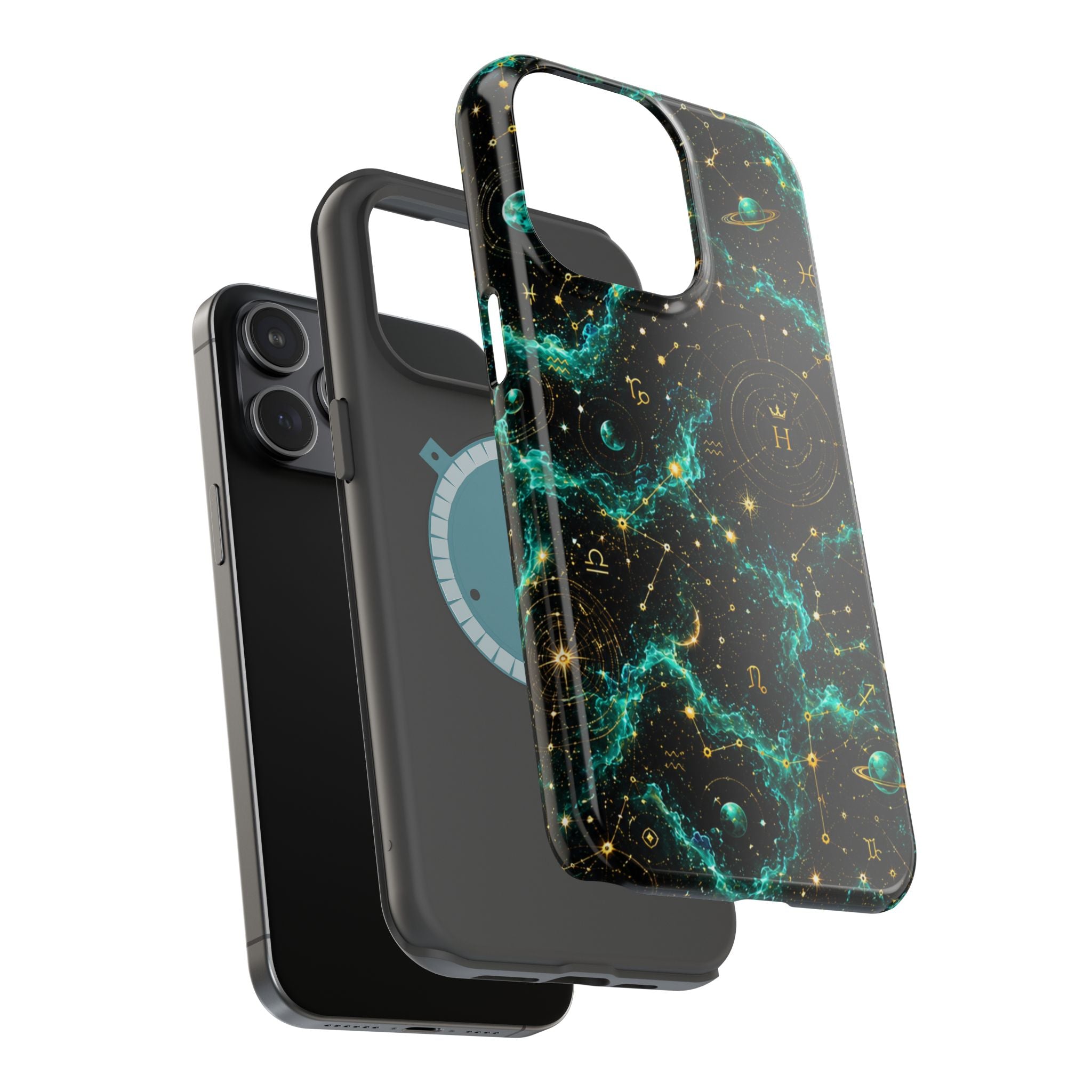 Astrology Nebula Magnetic Impact Phone Case — Zodiac Constellation Design
