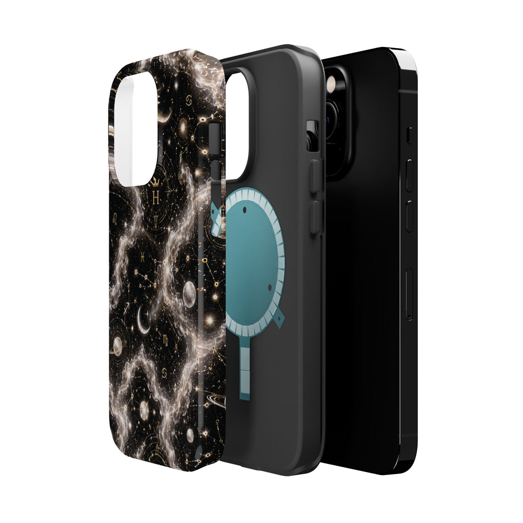 Astrology Galaxy Phone Case — Magnetic Impact-Resistant Cosmic Constellation Design