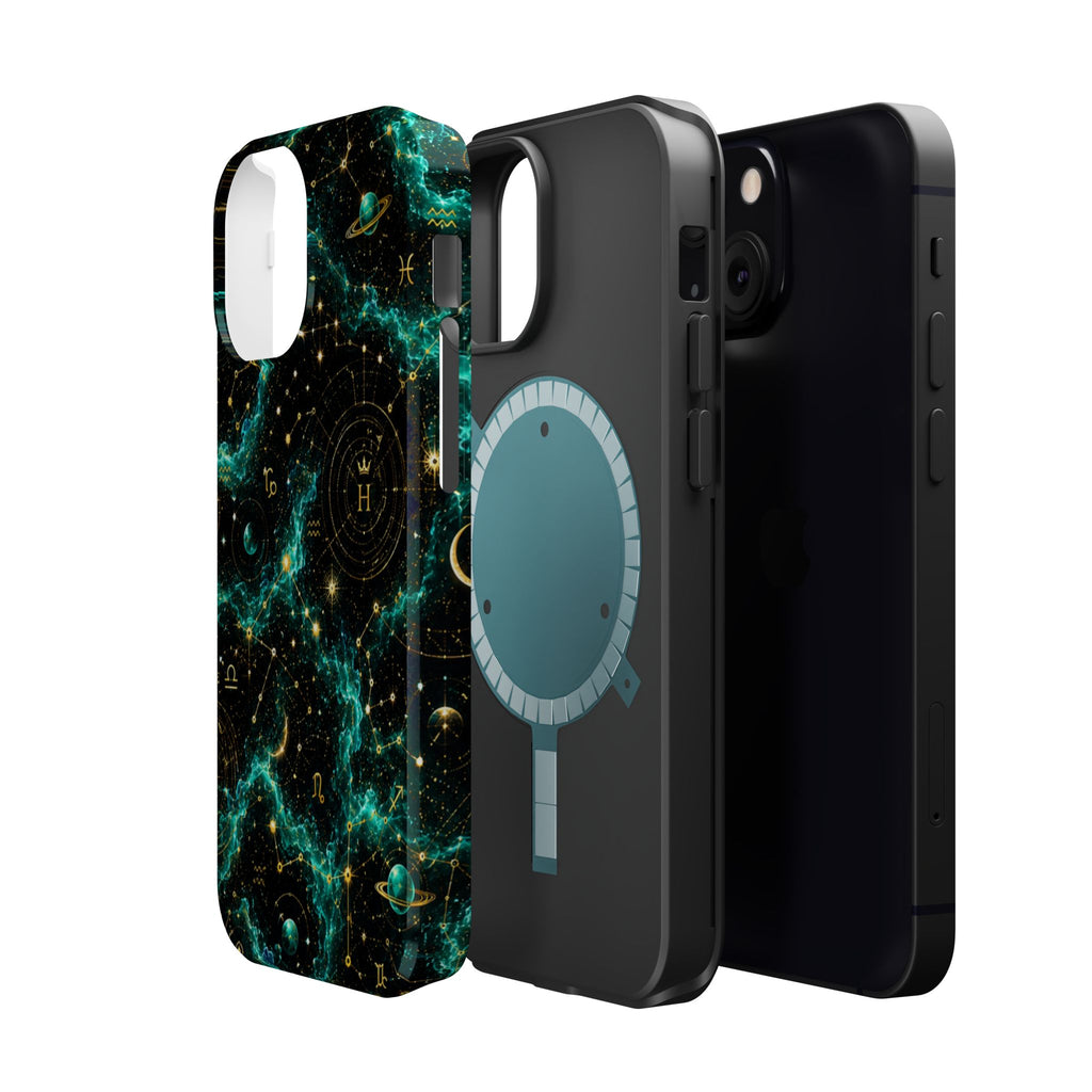 Astrology Nebula Magnetic Impact Phone Case — Zodiac Constellation Design