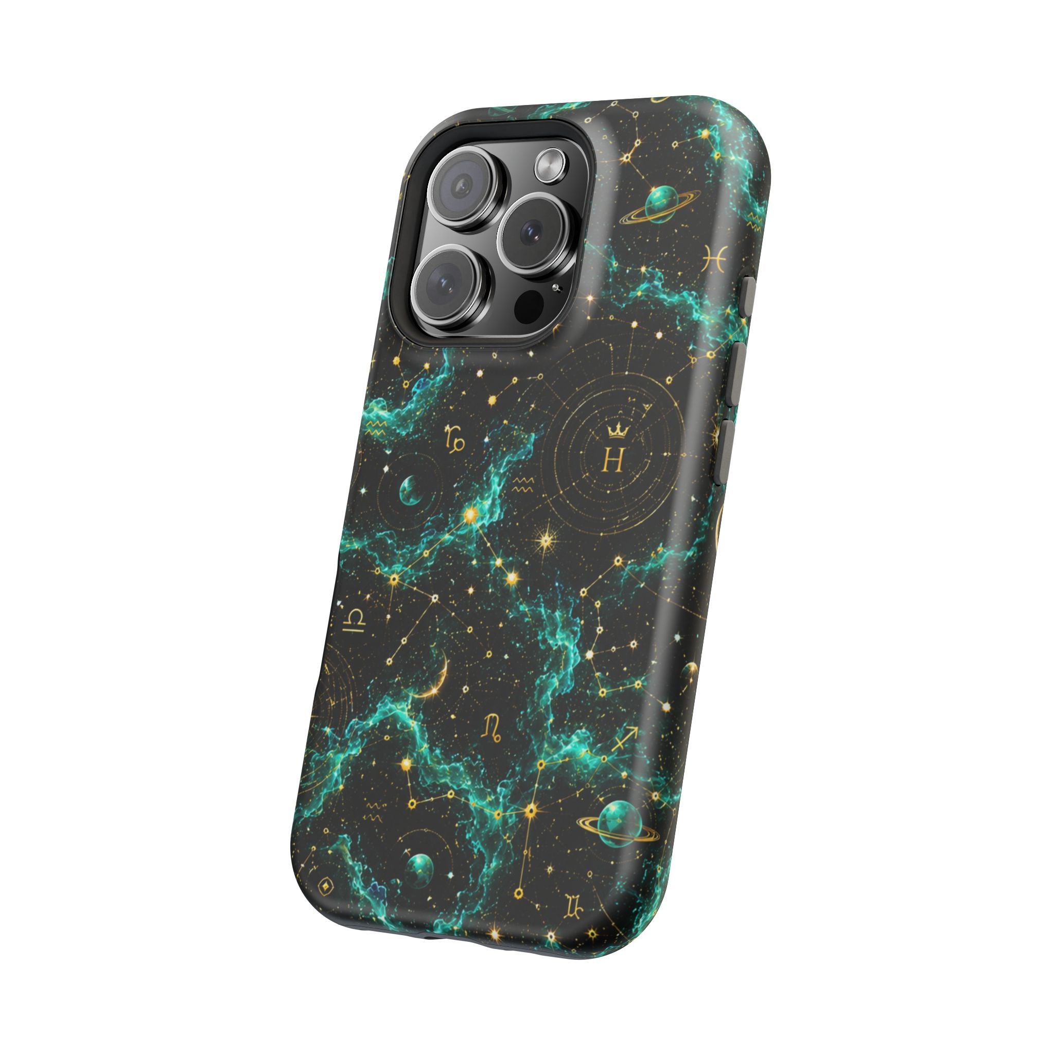 Astrology Nebula Magnetic Impact Phone Case — Zodiac Constellation Design