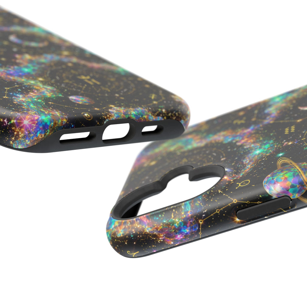 Astrology Galaxy Magnetic Impact Phone Case — Constellation & Moon Protective Cover