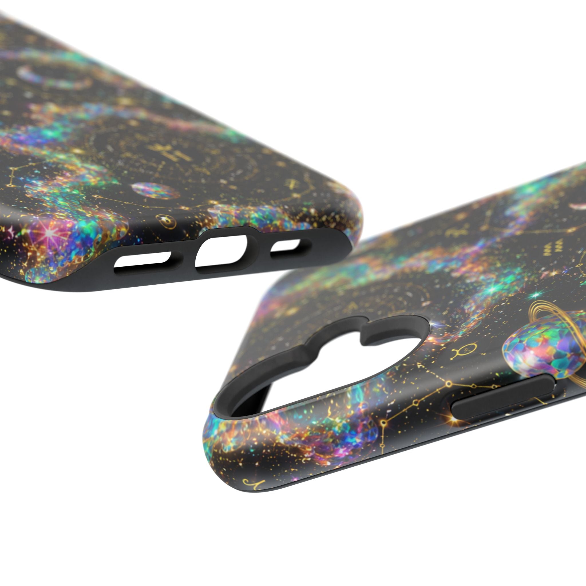 Astrology Galaxy Magnetic Impact Phone Case — Constellation & Moon Protective Cover