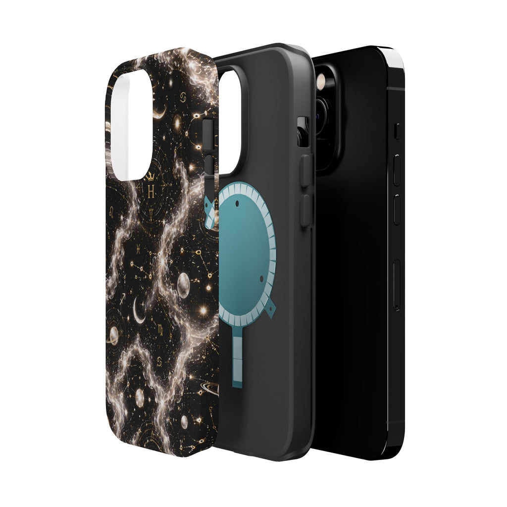 Astrology Galaxy Phone Case — Magnetic Impact-Resistant Cosmic Constellation Design