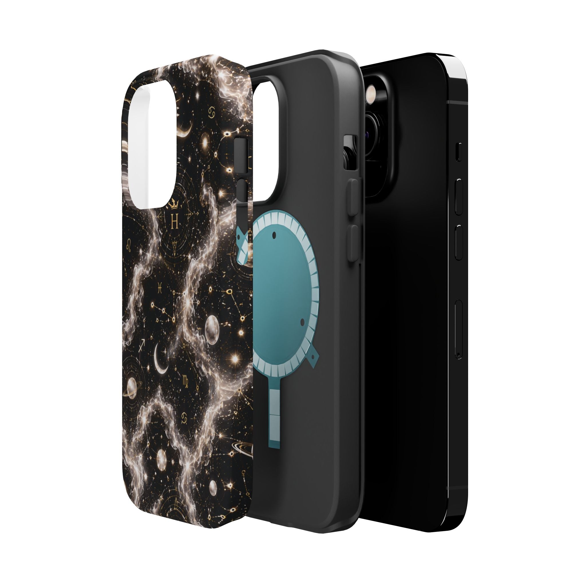 Astrology Galaxy Phone Case — Magnetic Impact-Resistant Cosmic Constellation Design
