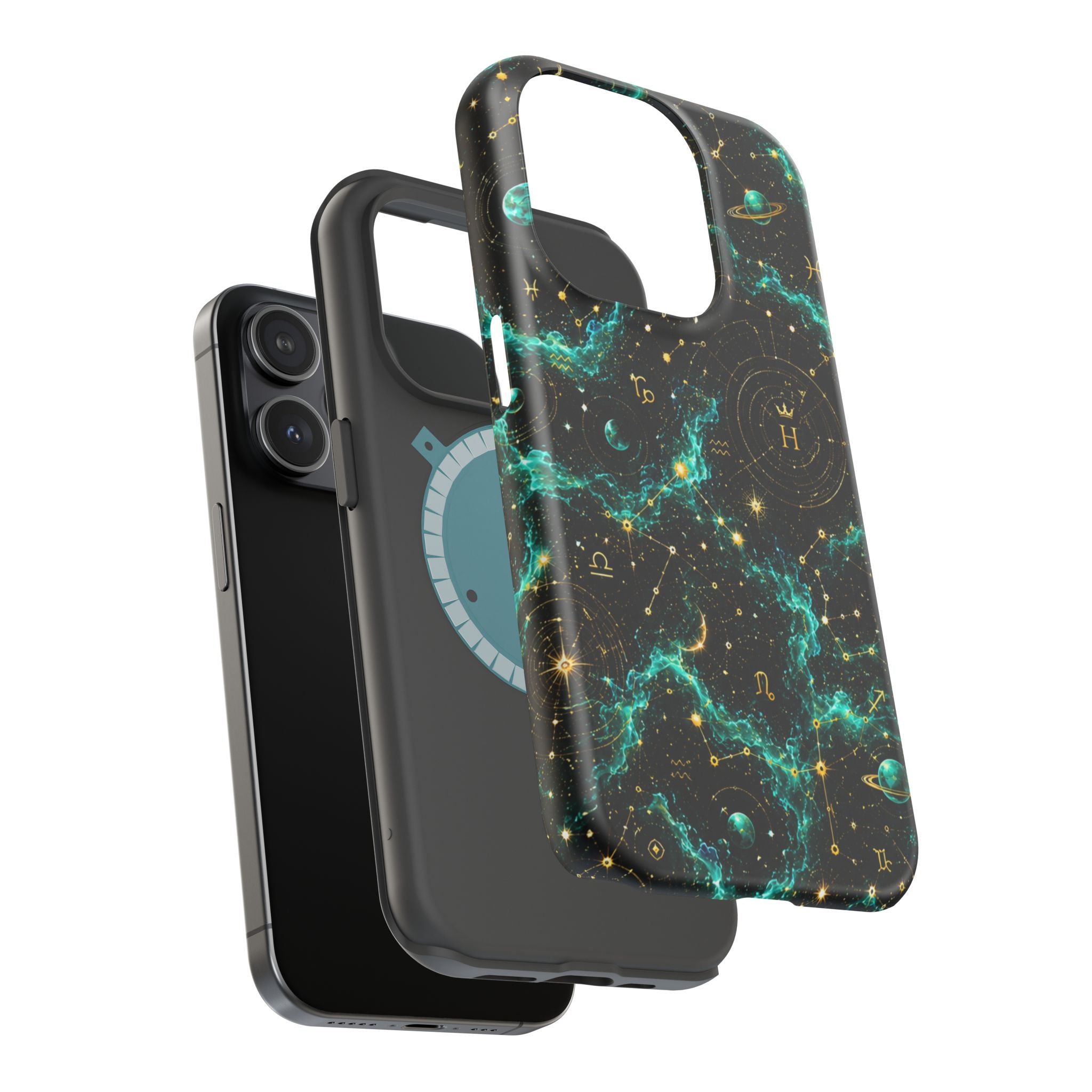 Astrology Nebula Magnetic Impact Phone Case — Zodiac Constellation Design