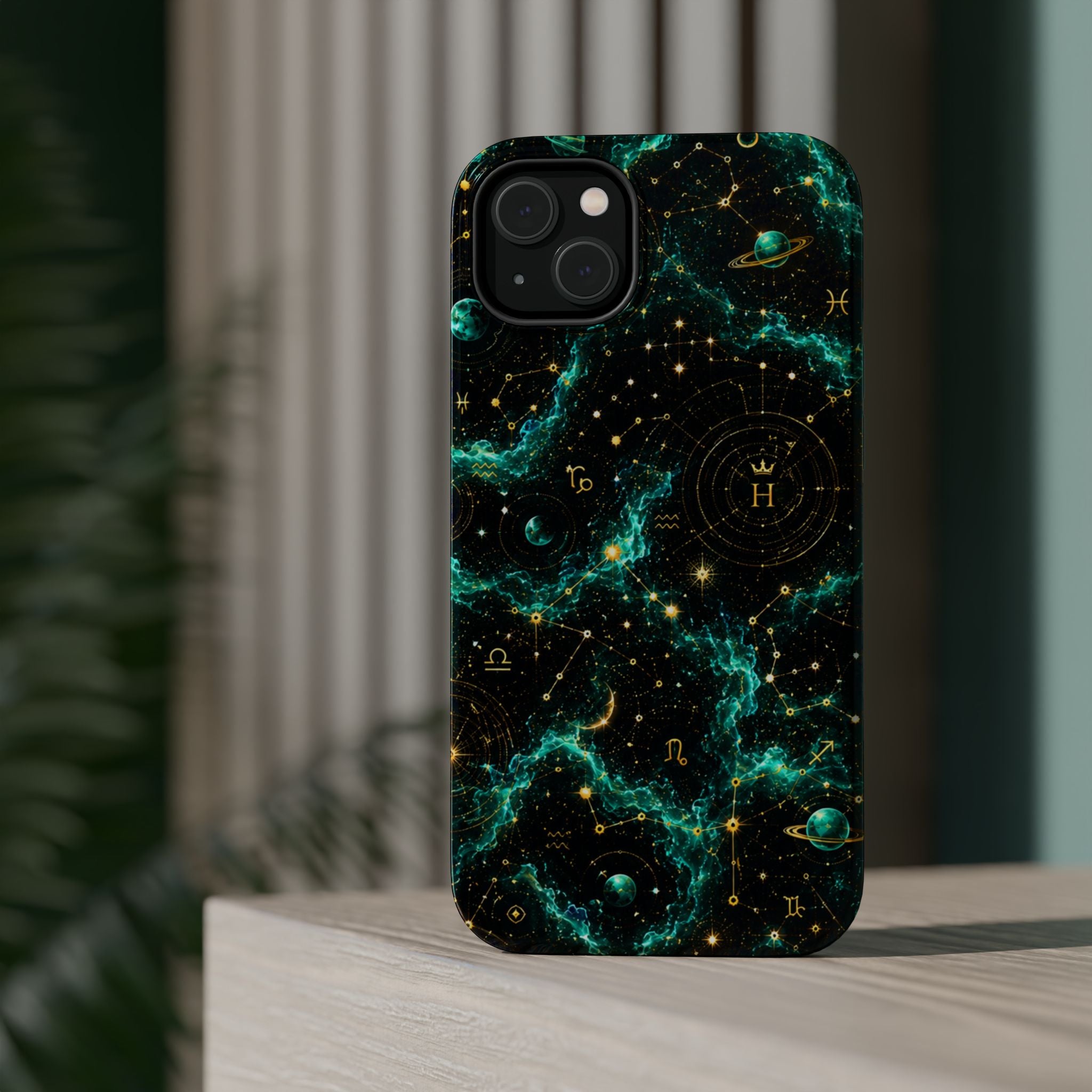 Astrology Nebula Magnetic Impact Phone Case — Zodiac Constellation Design