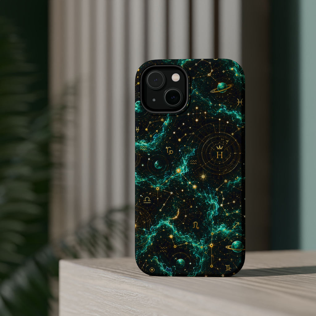 Astrology Nebula Magnetic Impact Phone Case — Zodiac Constellation Design