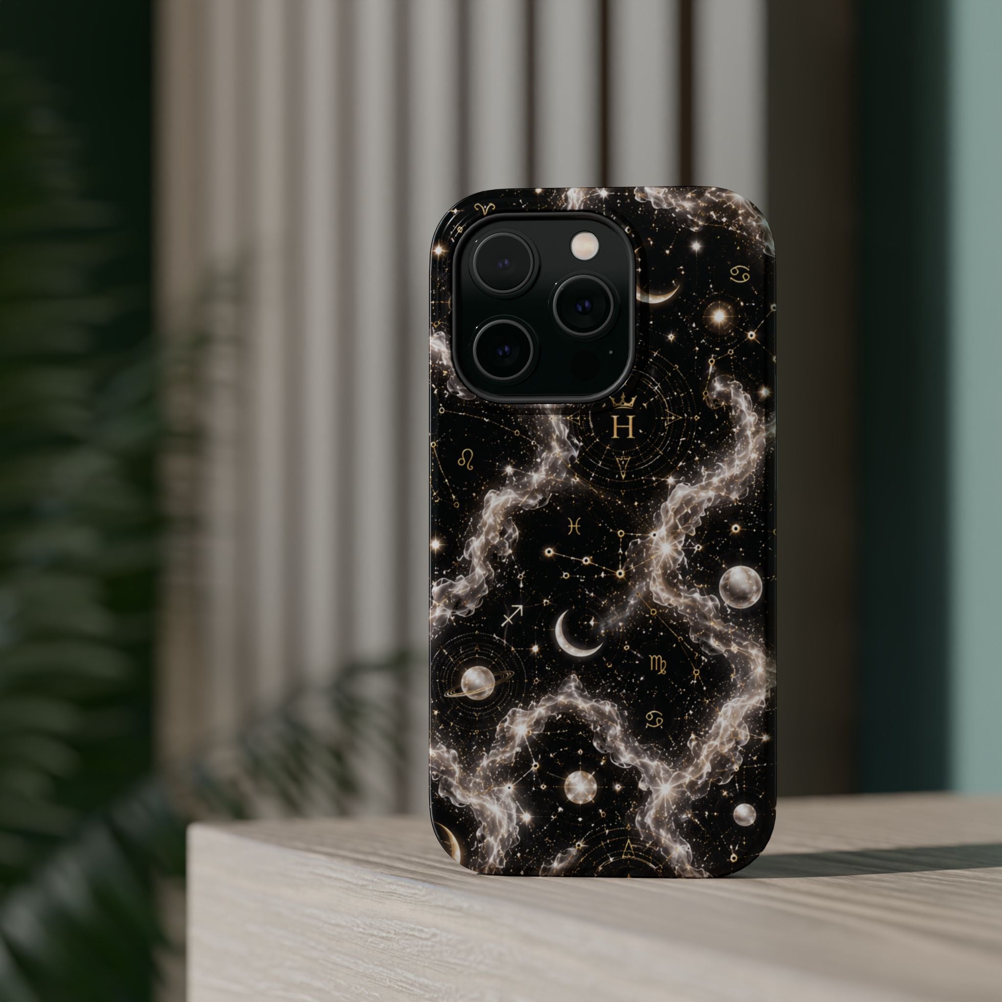 Astrology Galaxy Phone Case — Magnetic Impact-Resistant Cosmic Constellation Design