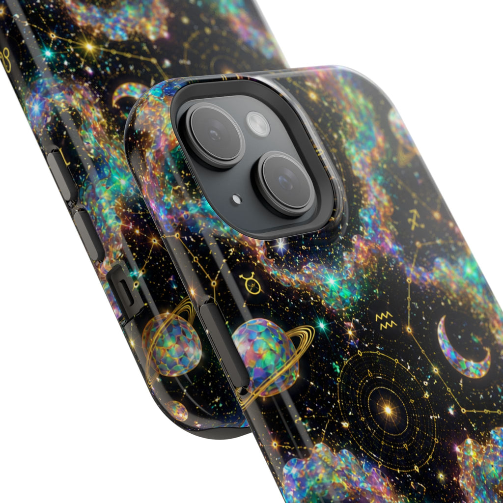 Astrology Galaxy Magnetic Impact Phone Case — Constellation & Moon Protective Cover