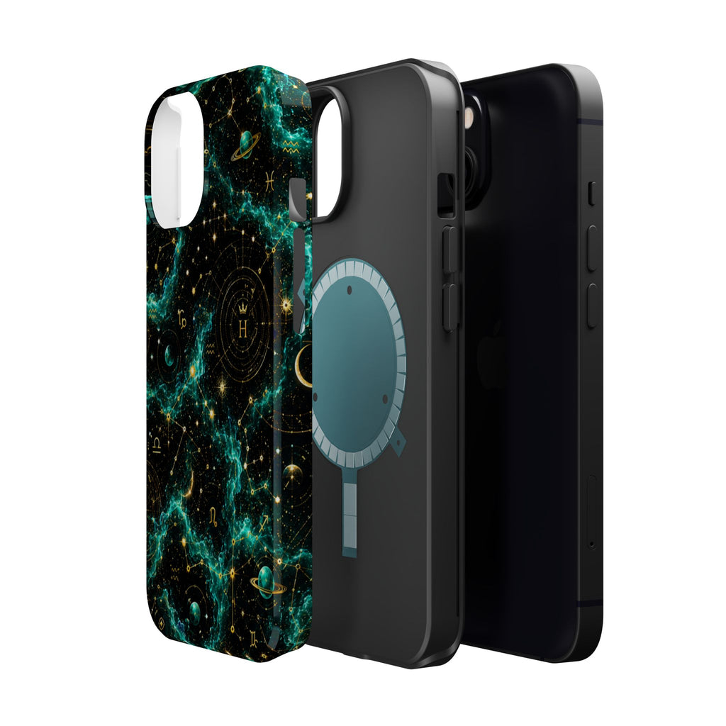 Astrology Nebula Magnetic Impact Phone Case — Zodiac Constellation Design