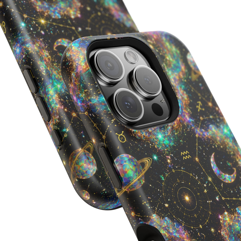 Astrology Galaxy Magnetic Impact Phone Case — Constellation & Moon Protective Cover