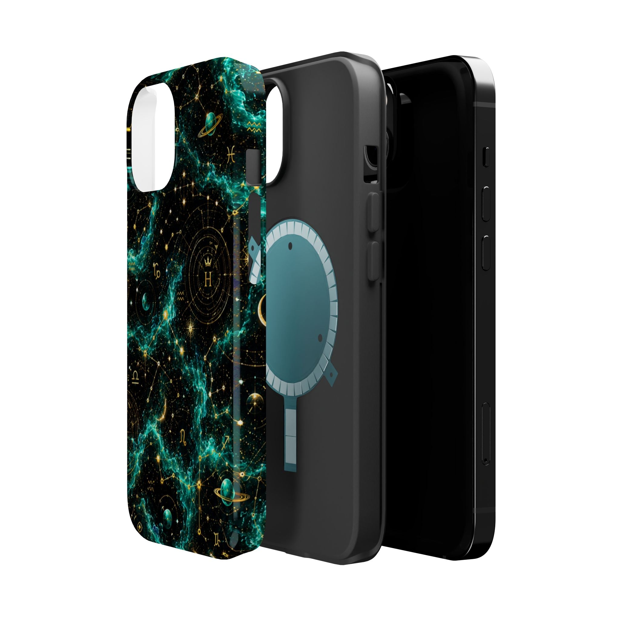 Astrology Nebula Magnetic Impact Phone Case — Zodiac Constellation Design