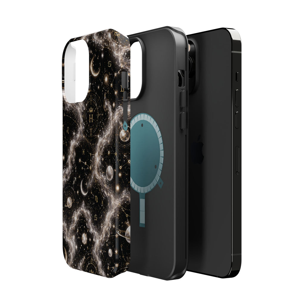 Astrology Galaxy Phone Case — Magnetic Impact-Resistant Cosmic Constellation Design
