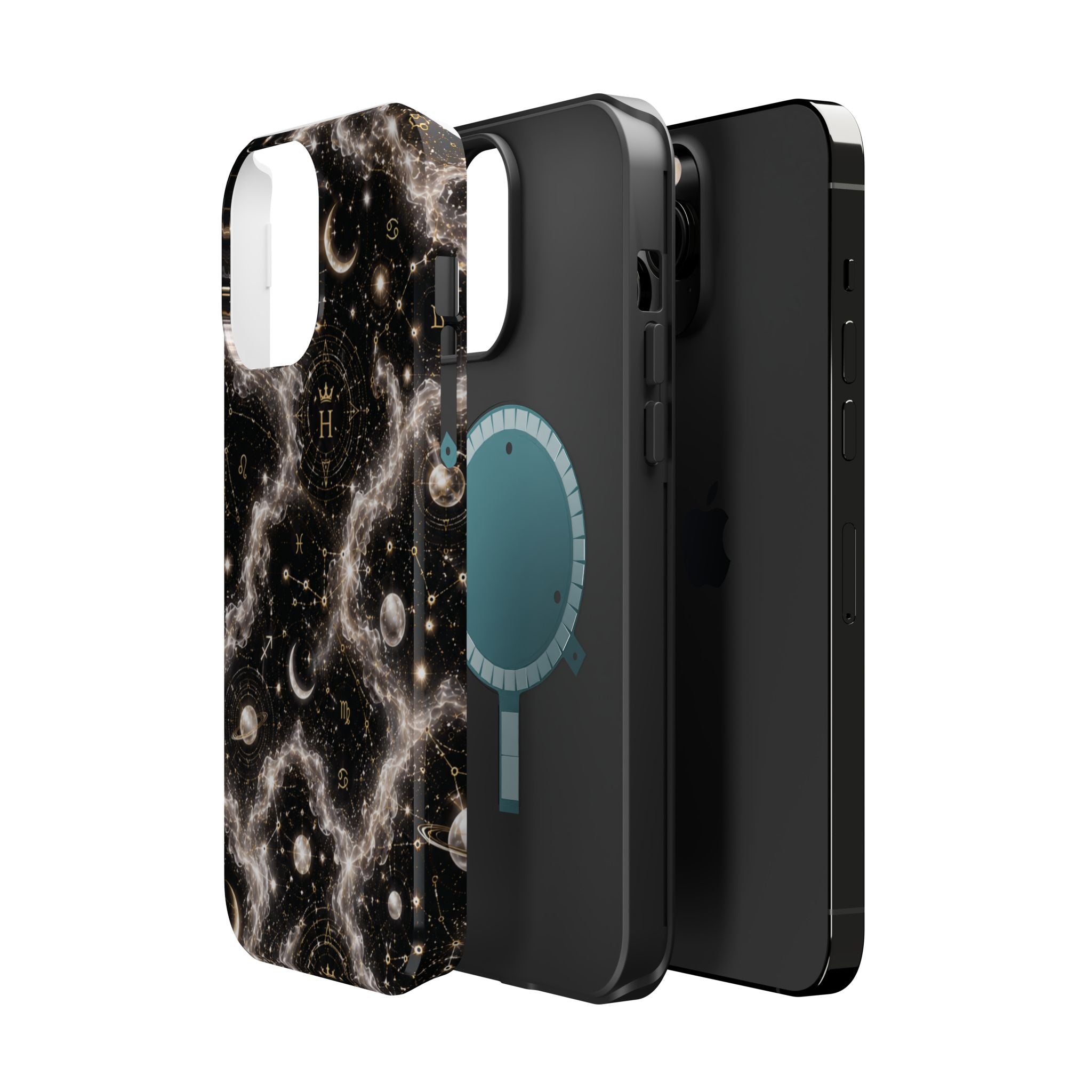 Astrology Galaxy Phone Case — Magnetic Impact-Resistant Cosmic Constellation Design