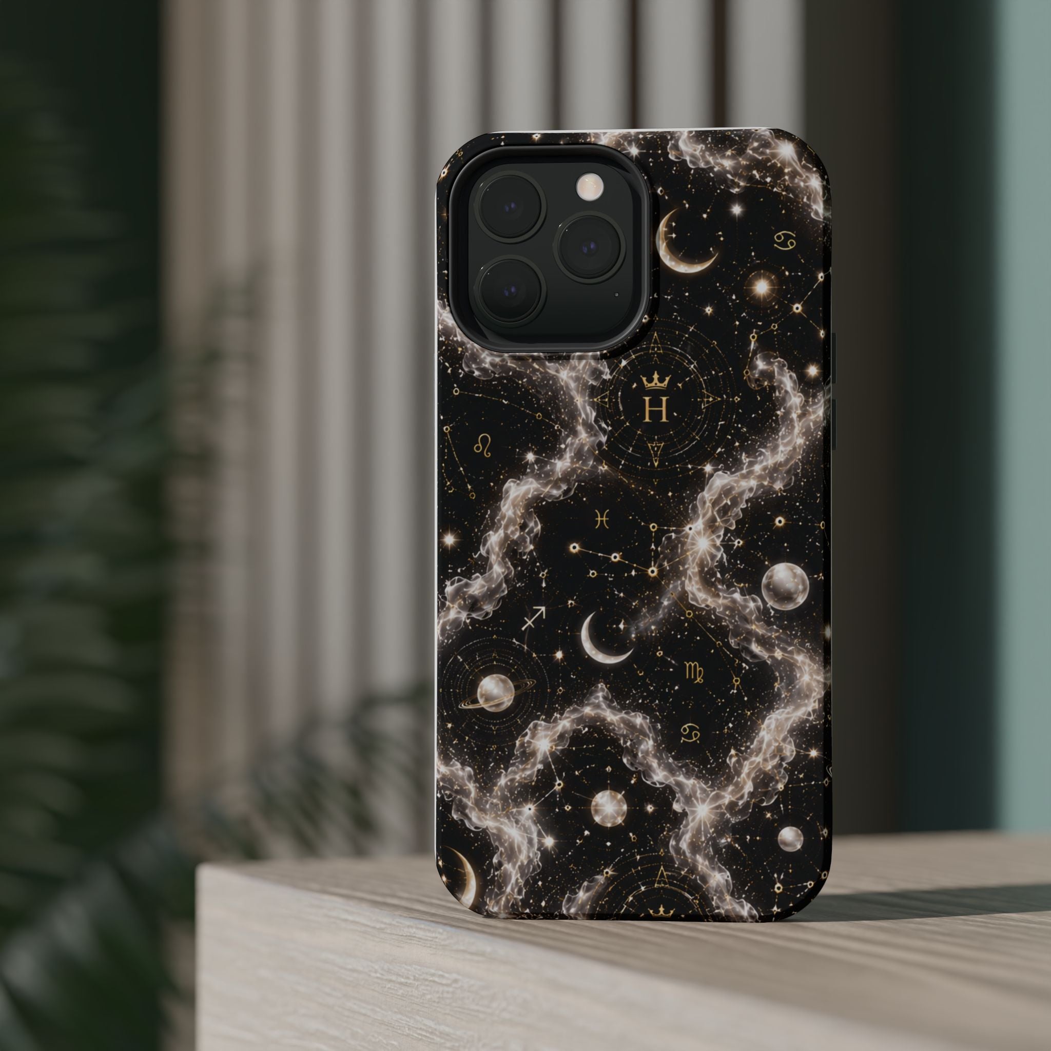 Astrology Galaxy Phone Case — Magnetic Impact-Resistant Cosmic Constellation Design