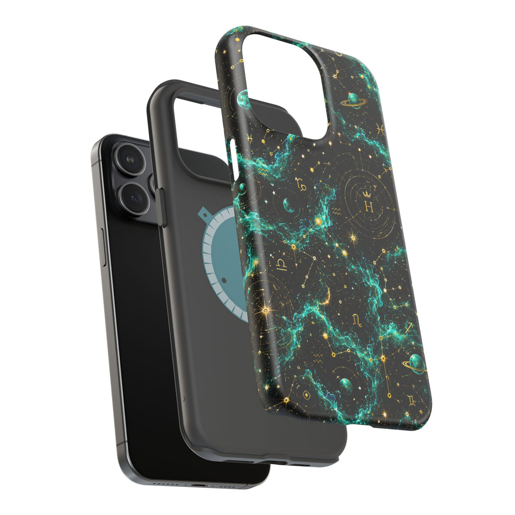 Astrology Nebula Magnetic Impact Phone Case — Zodiac Constellation Design