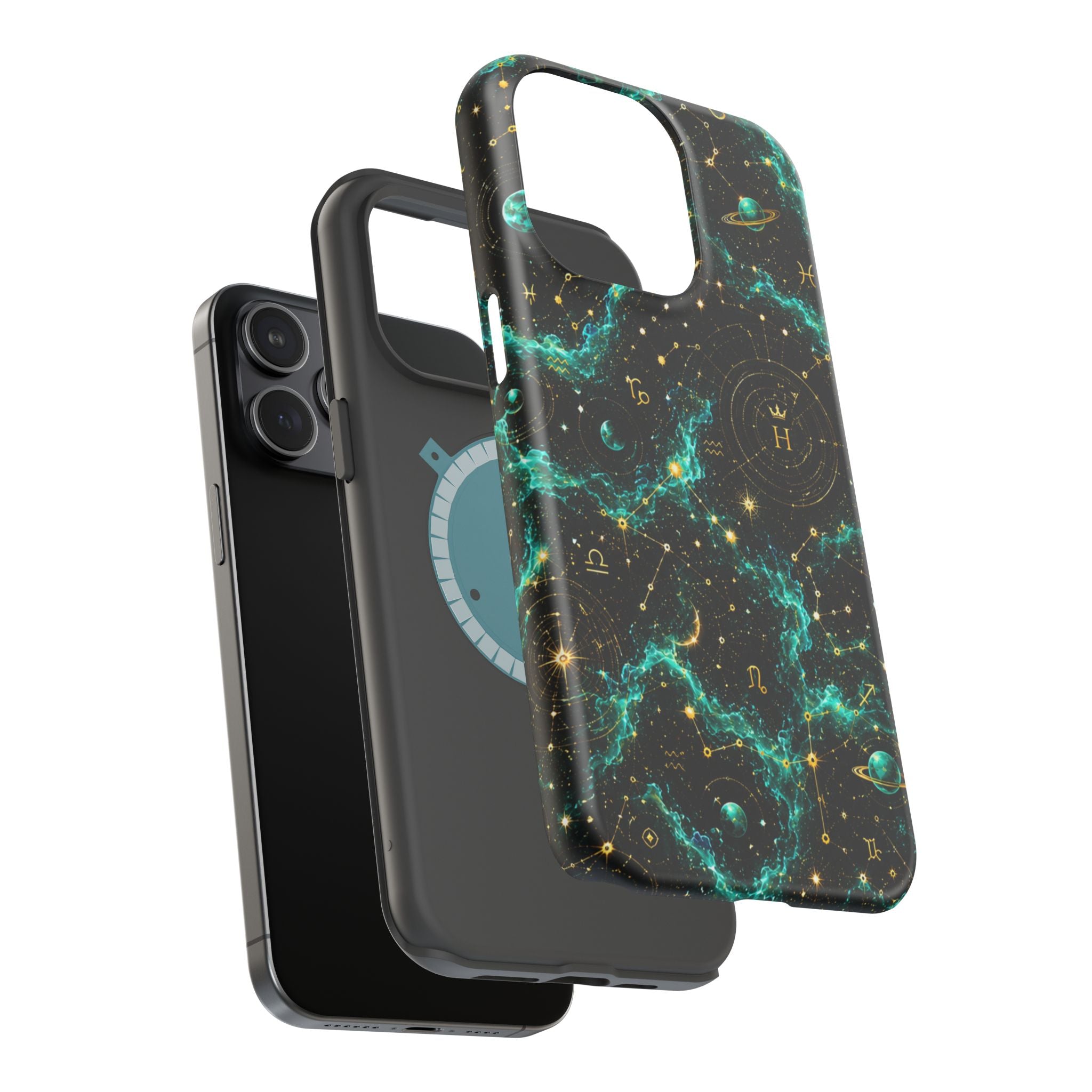 Astrology Nebula Magnetic Impact Phone Case — Zodiac Constellation Design