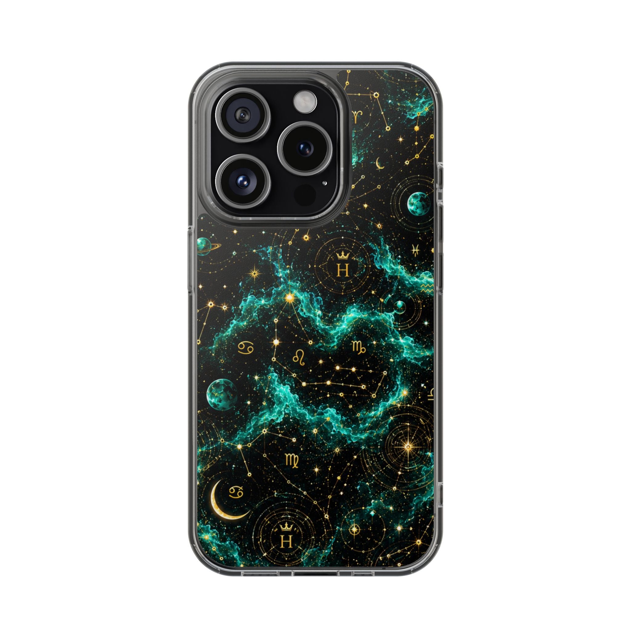 Sagittarius Turquoise Birthstone Phone Case — Clear Magnetic Impact-Resistant