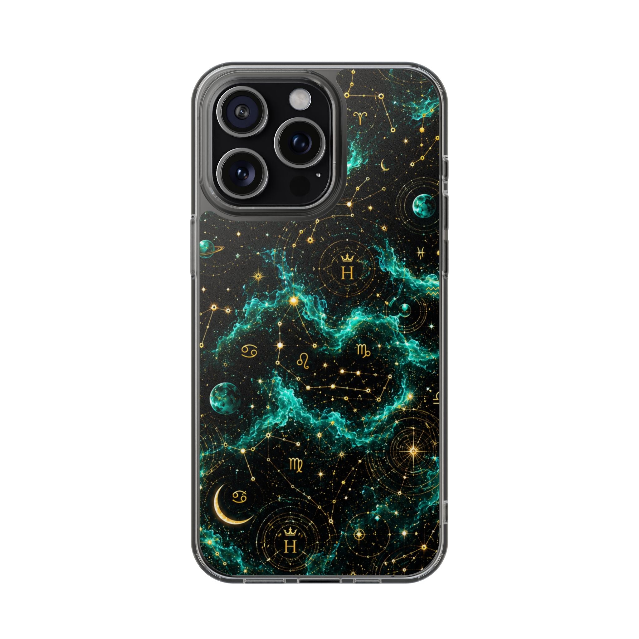 Sagittarius Turquoise Birthstone Phone Case — Clear Magnetic Impact-Resistant
