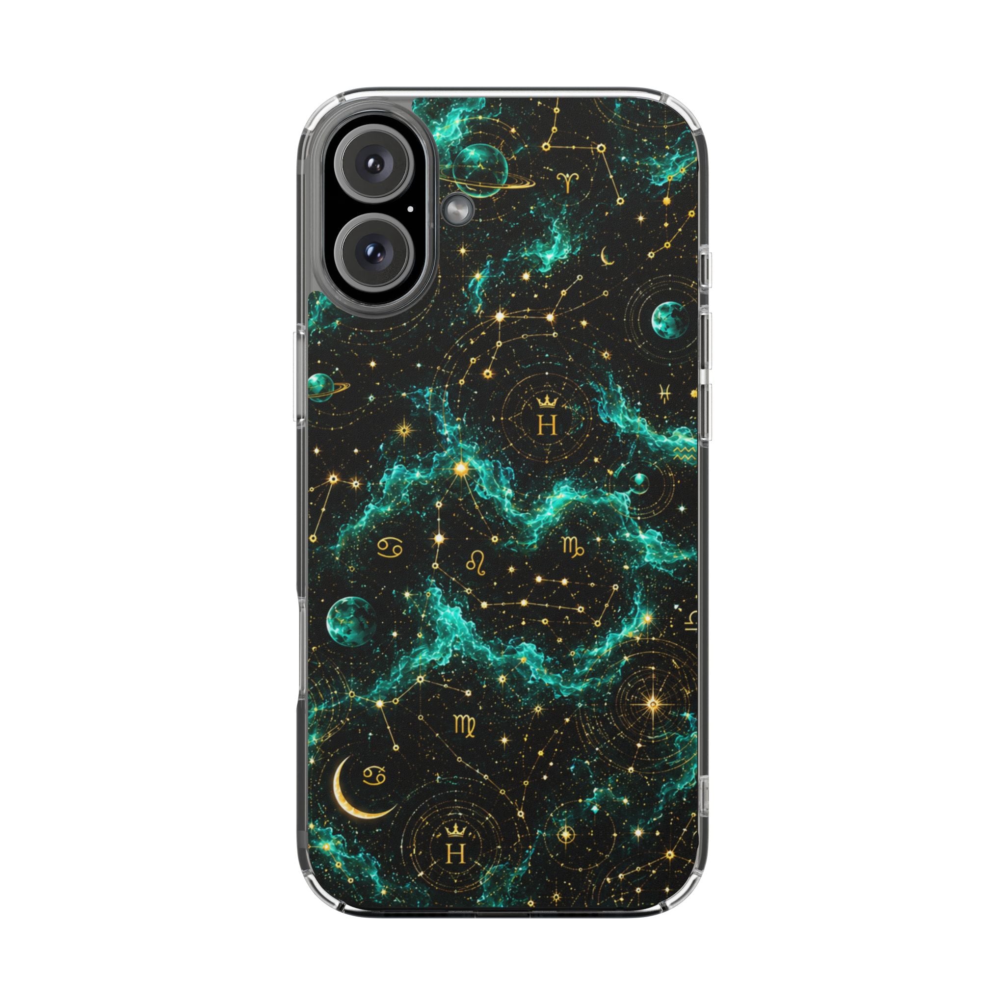 Sagittarius Turquoise Birthstone Phone Case — Clear Magnetic Impact-Resistant